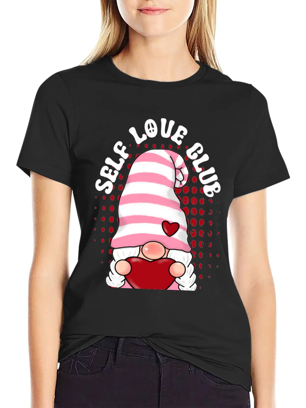 Self Love Club , Positivity Casual Graphic T-Shirt – Simple And Comfortable Daily Wear