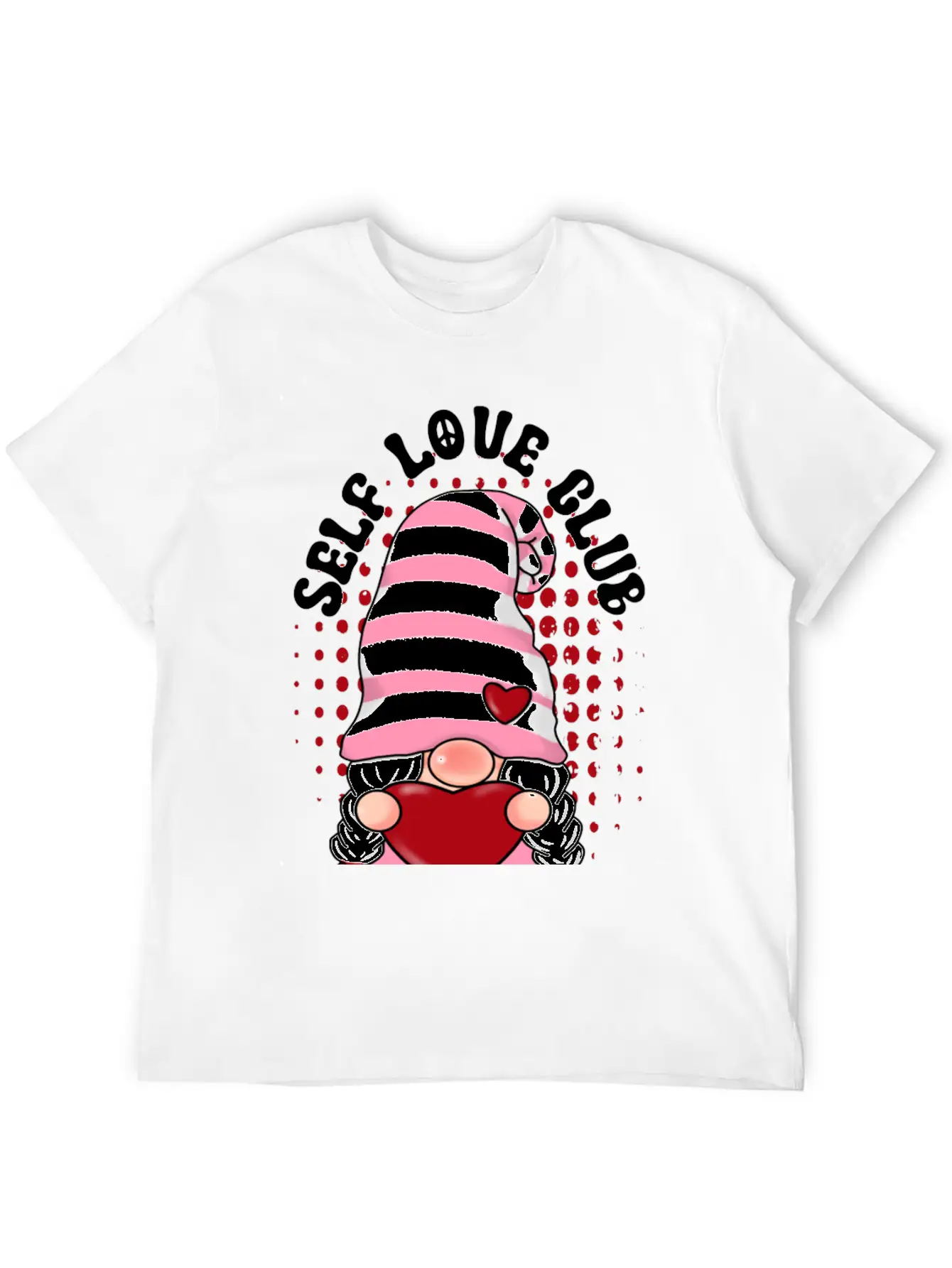 Self Love Club , Positivity Casual Graphic T-Shirt – Simple And Comfortable Daily Wear