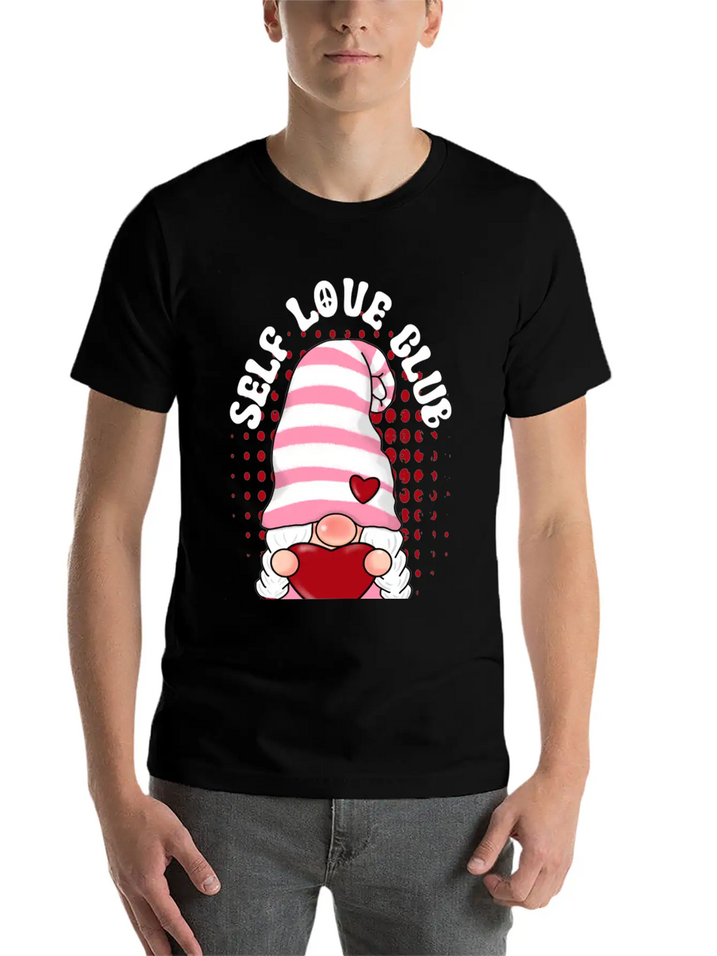 Self Love Club , Positivity Casual Graphic T-Shirt – Simple And Comfortable Daily Wear