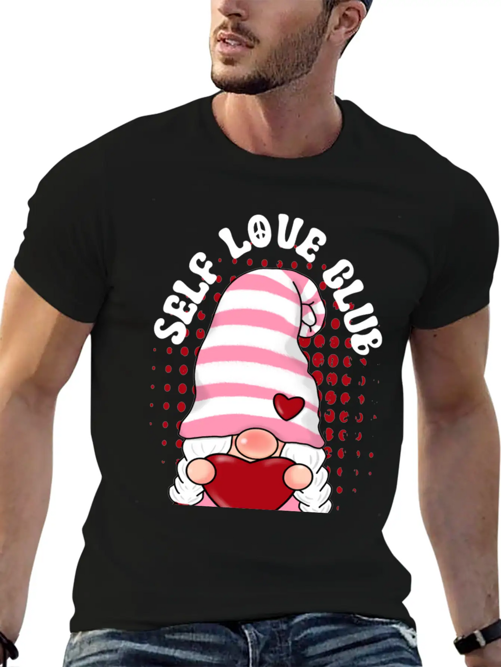 Self Love Club , Positivity Casual Graphic T-Shirt – Simple And Comfortable Daily Wear
