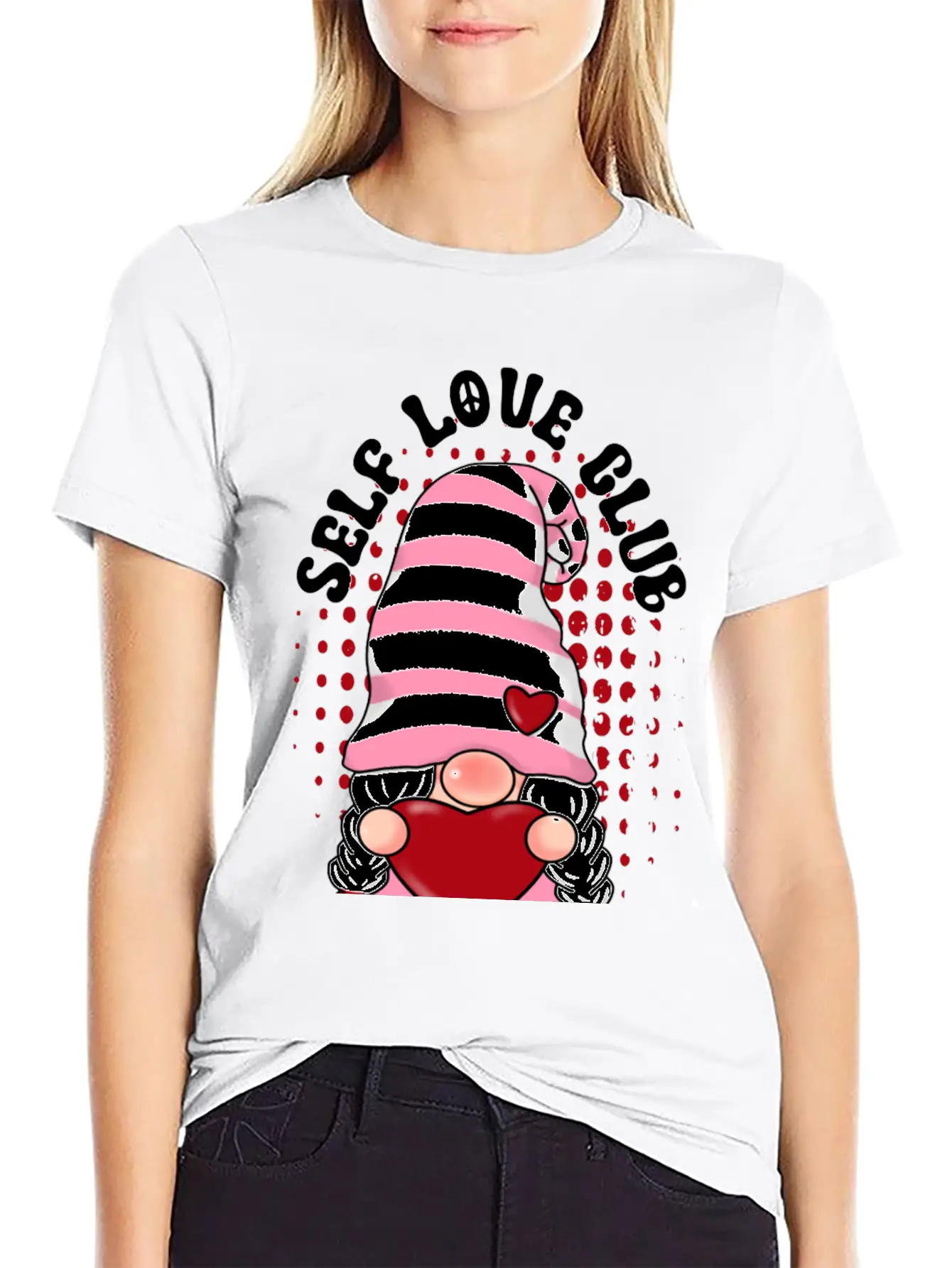 Self Love Club , Positivity Unisex Casual T-Shirt – Clean Design For Daily Comfort
