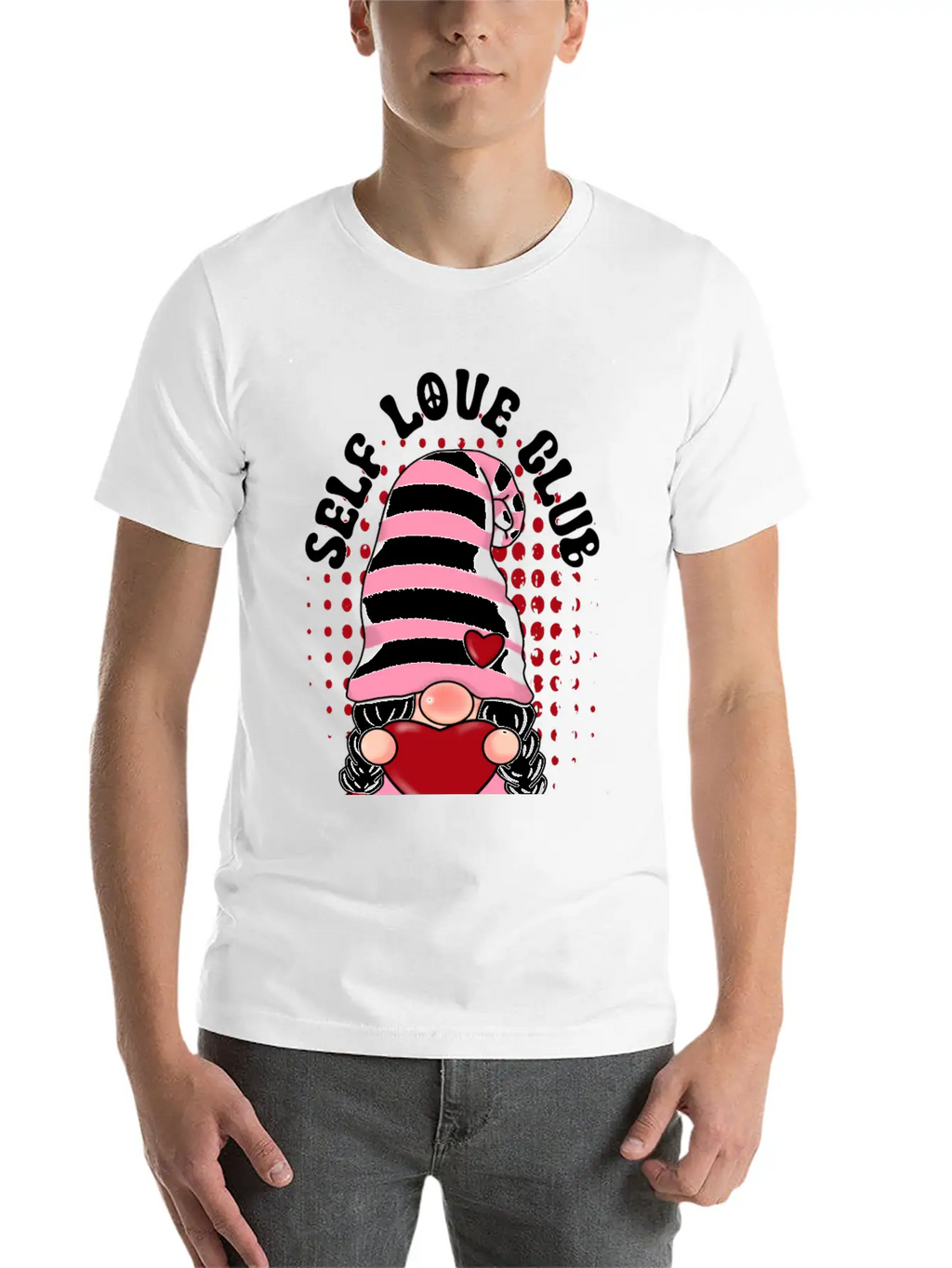 Self Love Club , Positivity Unisex Casual T-Shirt – Clean Design For Daily Comfort