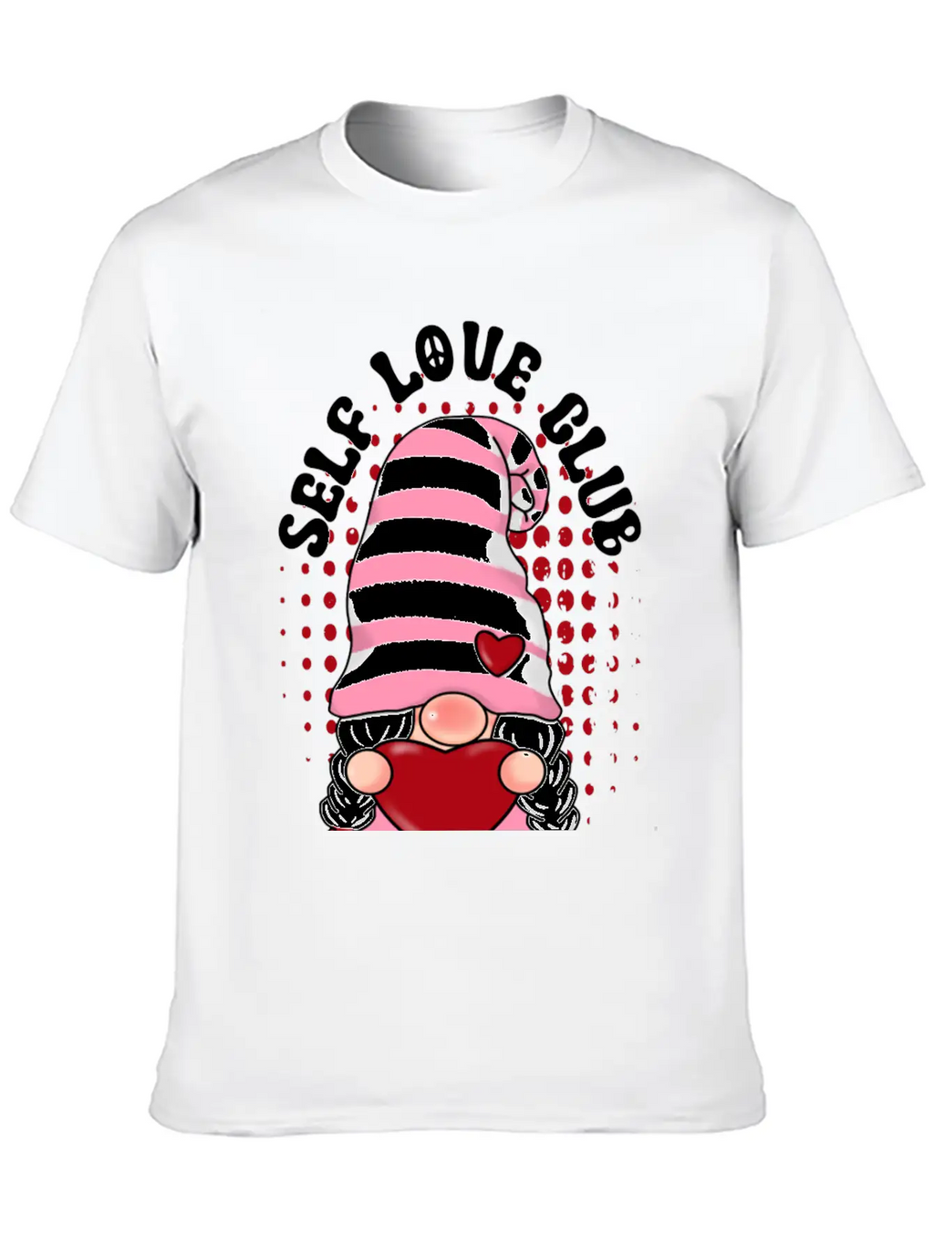 Self Love Club , Positivity Unisex Casual T-Shirt – Clean Design For Daily Comfort