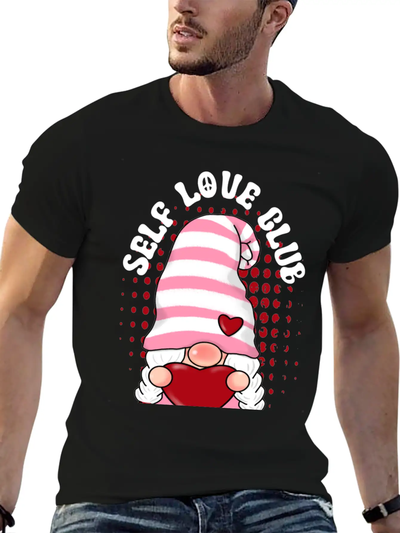 Self Love Club , Positivity Unisex Casual T-Shirt – Clean Design For Daily Comfort
