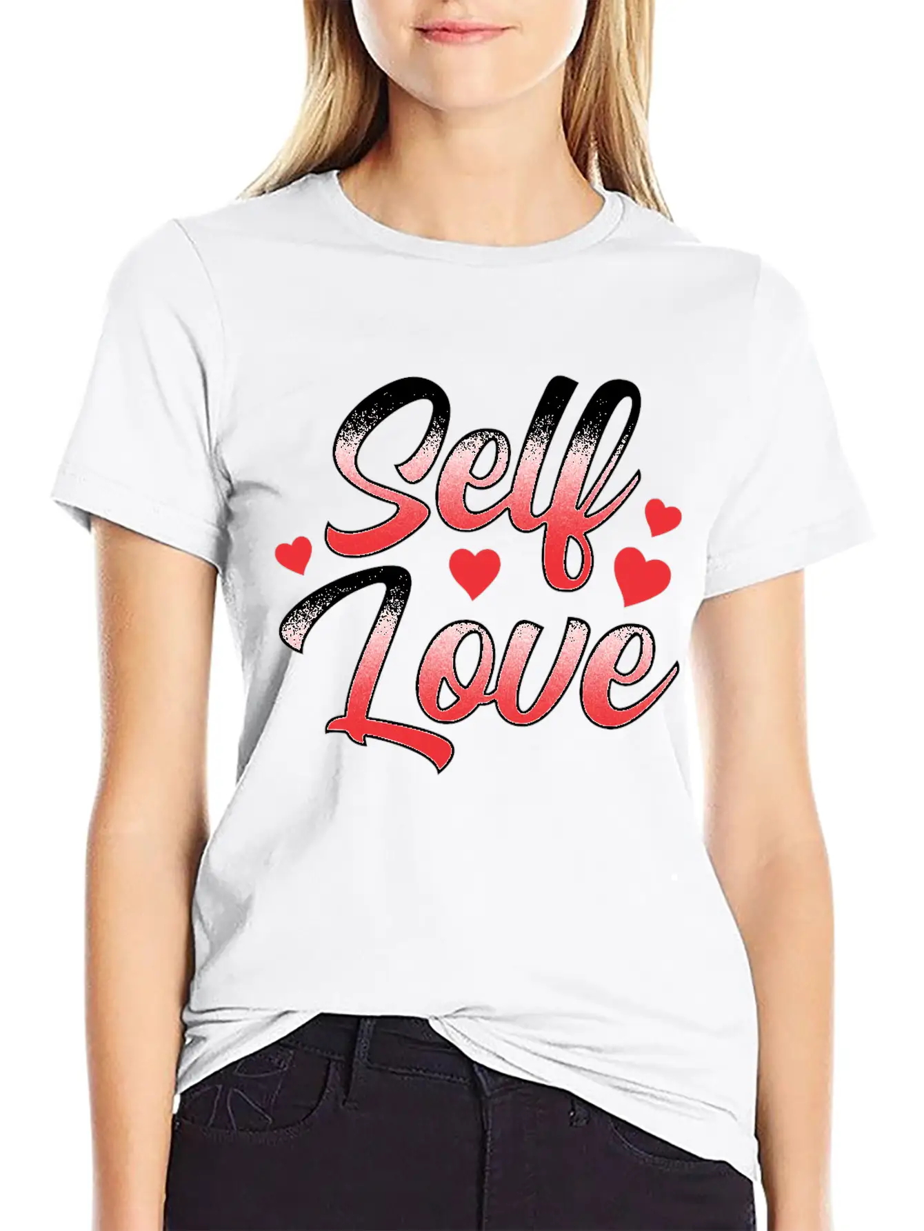 Self Love Loving Myself Positive Cute Unisex Casual T-Shirt – Clean Design For Daily Comfort