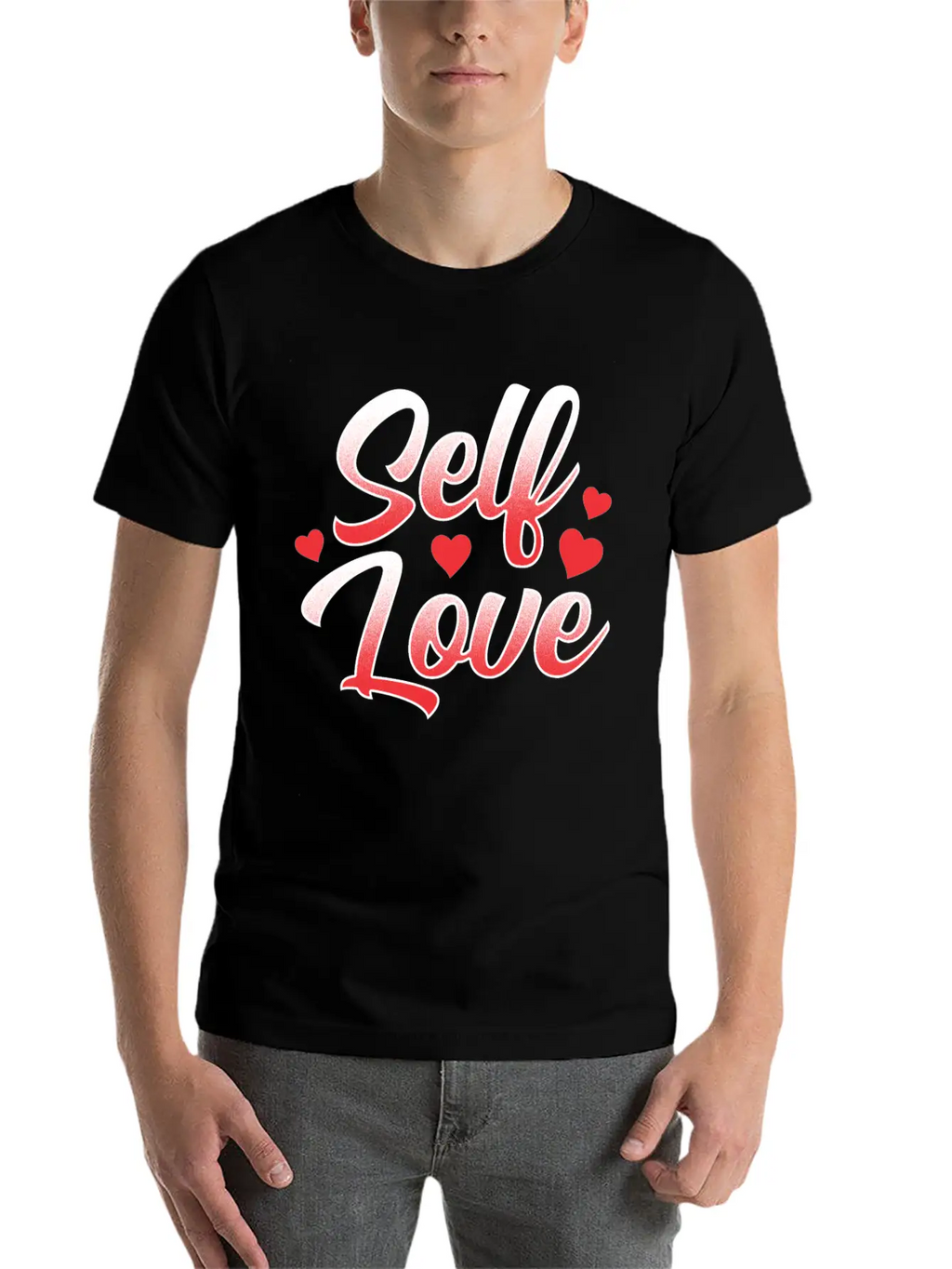Self Love Loving Myself Positive Cute Unisex Casual T-Shirt – Clean Design For Daily Comfort