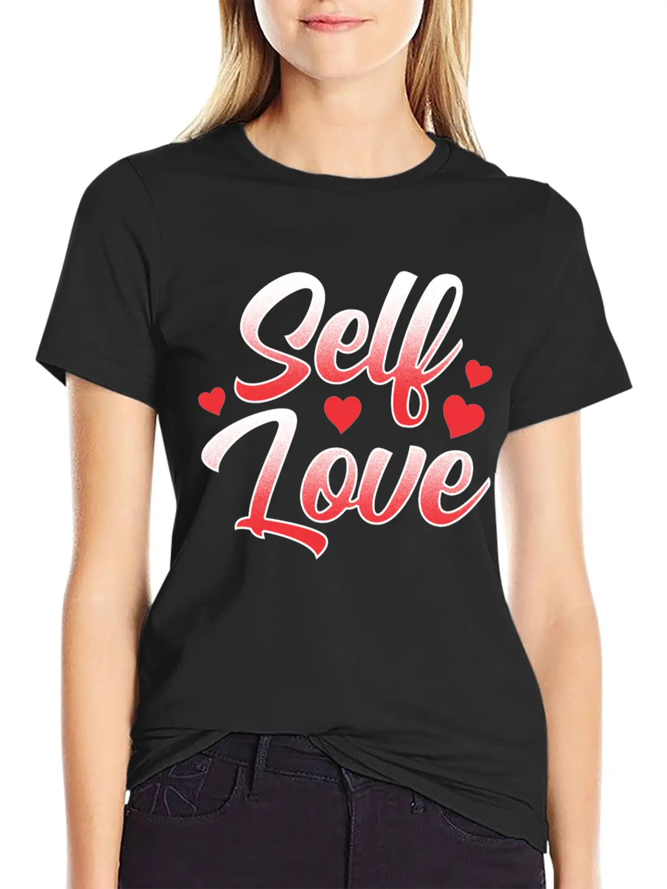 Self Love Loving Myself Positive Cute Unisex Casual T-Shirt – Clean Design For Daily Comfort