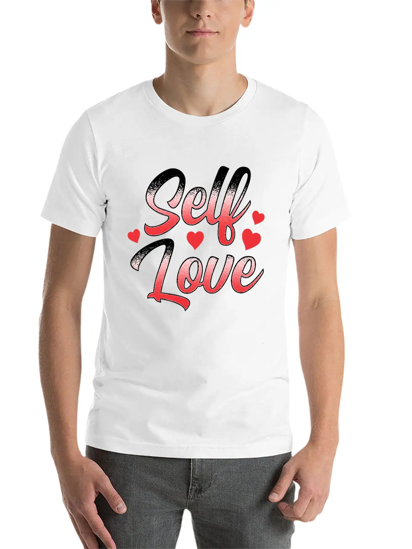Self Love Loving Myself Positive Cute Unisex Casual T-Shirt – Clean Design For Daily Comfort