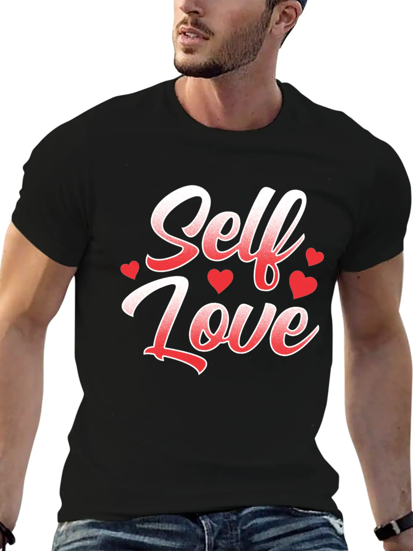 Self Love Loving Myself Positive Cute Unisex Casual T-Shirt – Clean Design For Daily Comfort