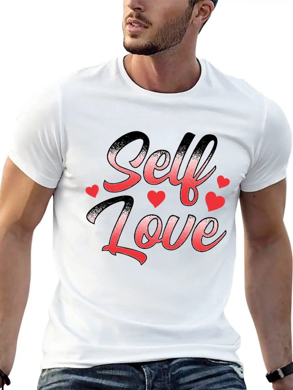 Self Love Loving Myself Positive Cute Unisex Casual T-Shirt – Clean Design For Daily Comfort