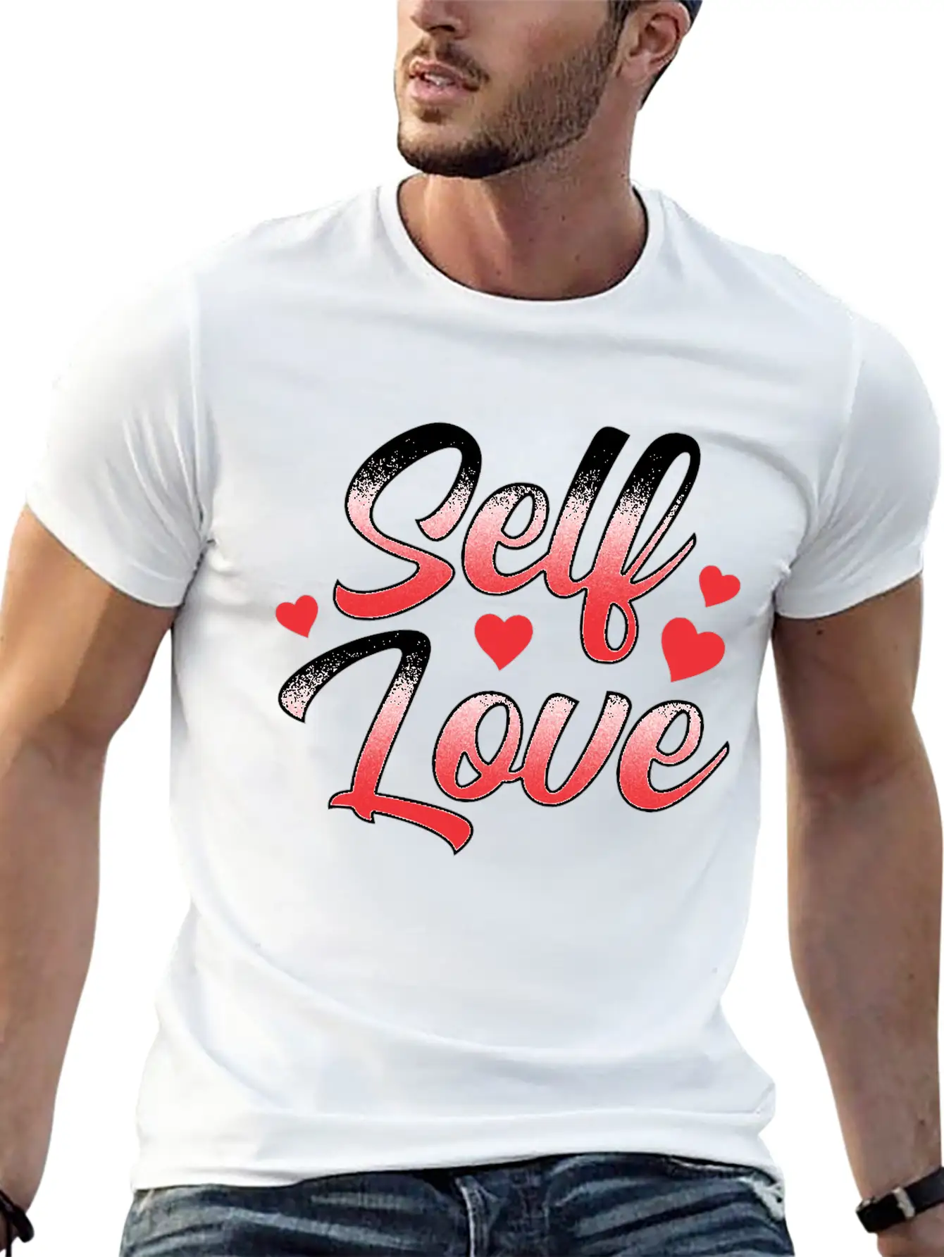 Self Love Loving Myself Positive Cute Unisex Casual T-Shirt – Clean Design For Daily Comfort