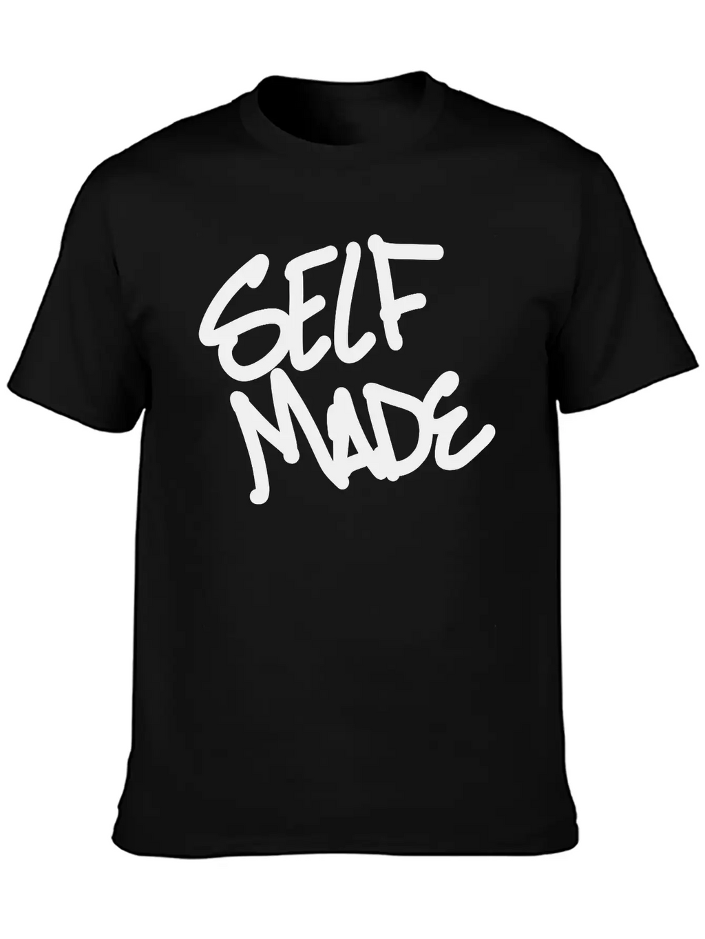 Self Made Unisex Casual T-Shirt – Clean Design For Daily Comfort