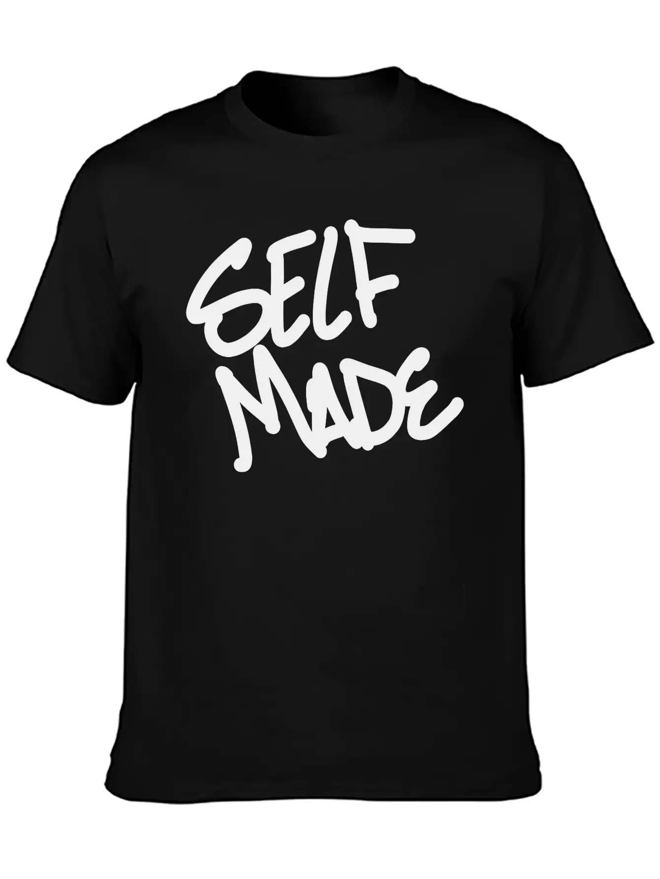 Self Made Unisex Casual T-Shirt – Clean Design For Daily Comfort
