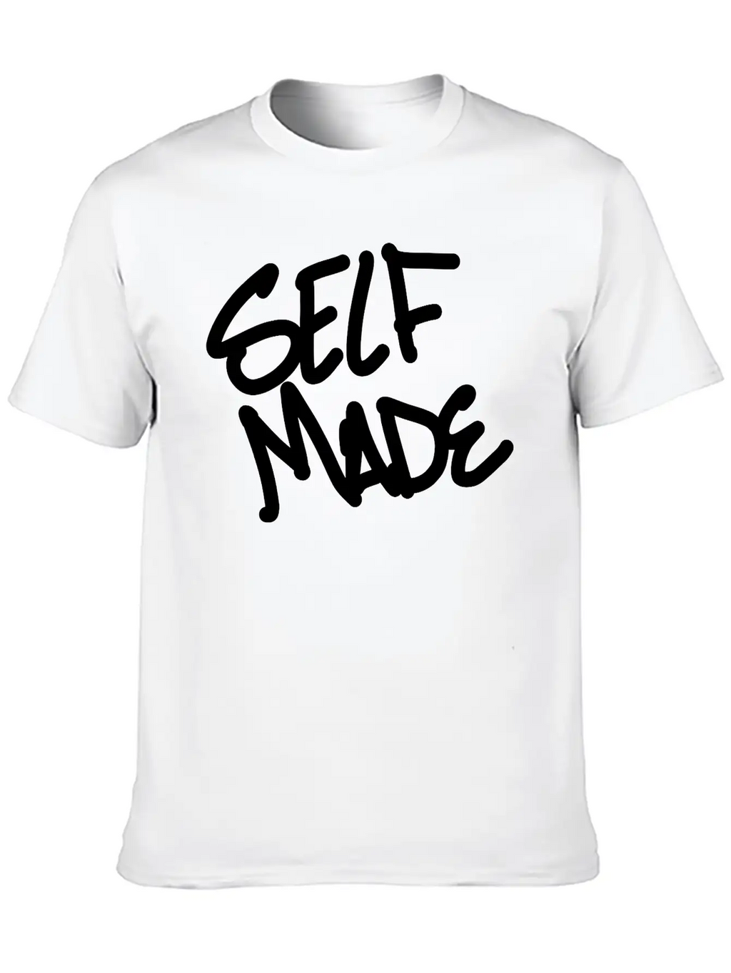 Self Made Unisex Casual T-Shirt – Clean Design For Daily Comfort