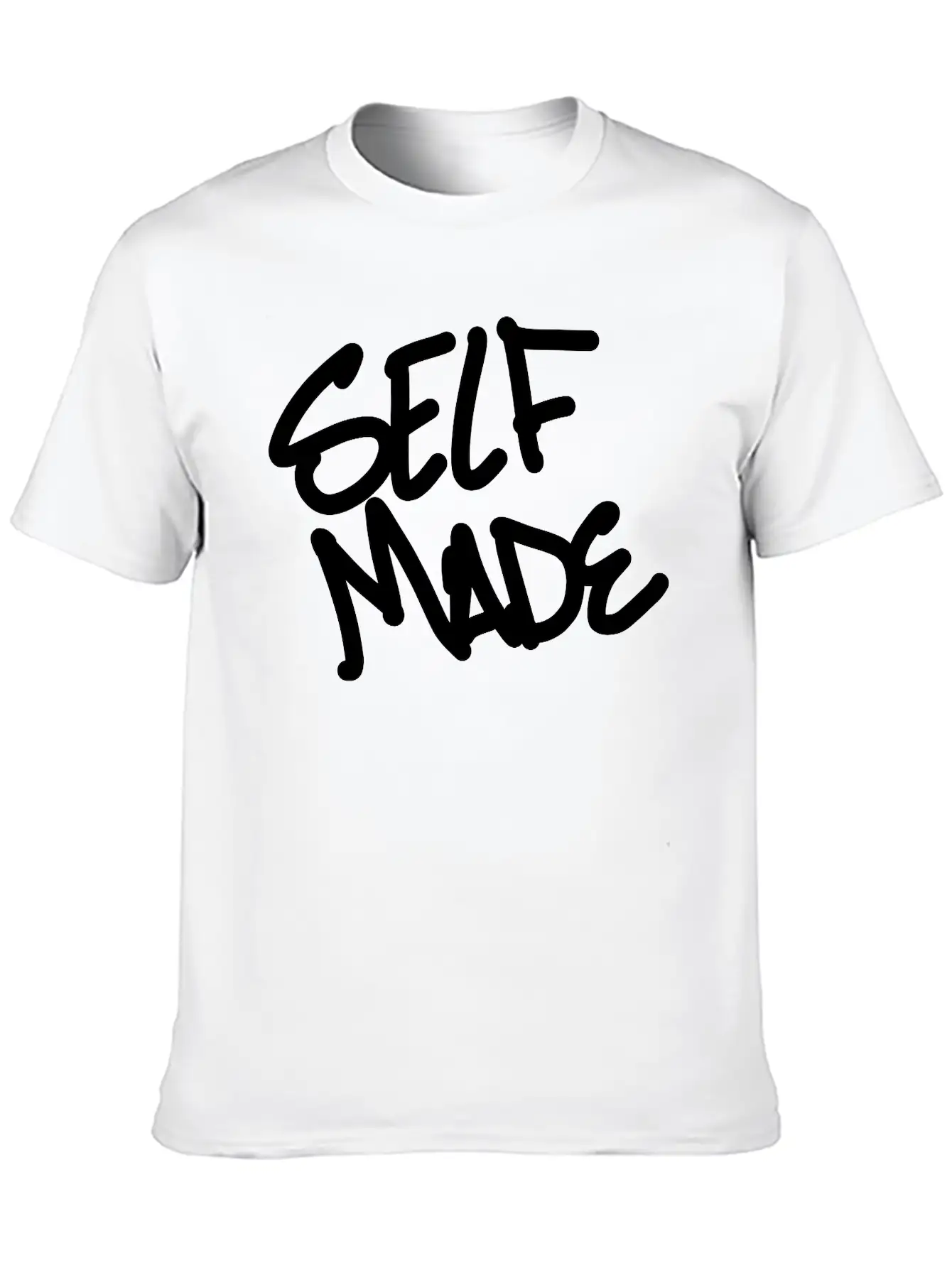 Self Made Unisex Casual T-Shirt – Clean Design For Daily Comfort