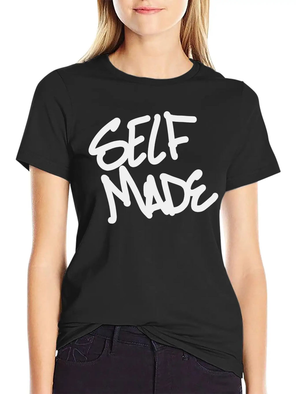 Self Made Unisex Casual T-Shirt – Clean Design For Daily Comfort