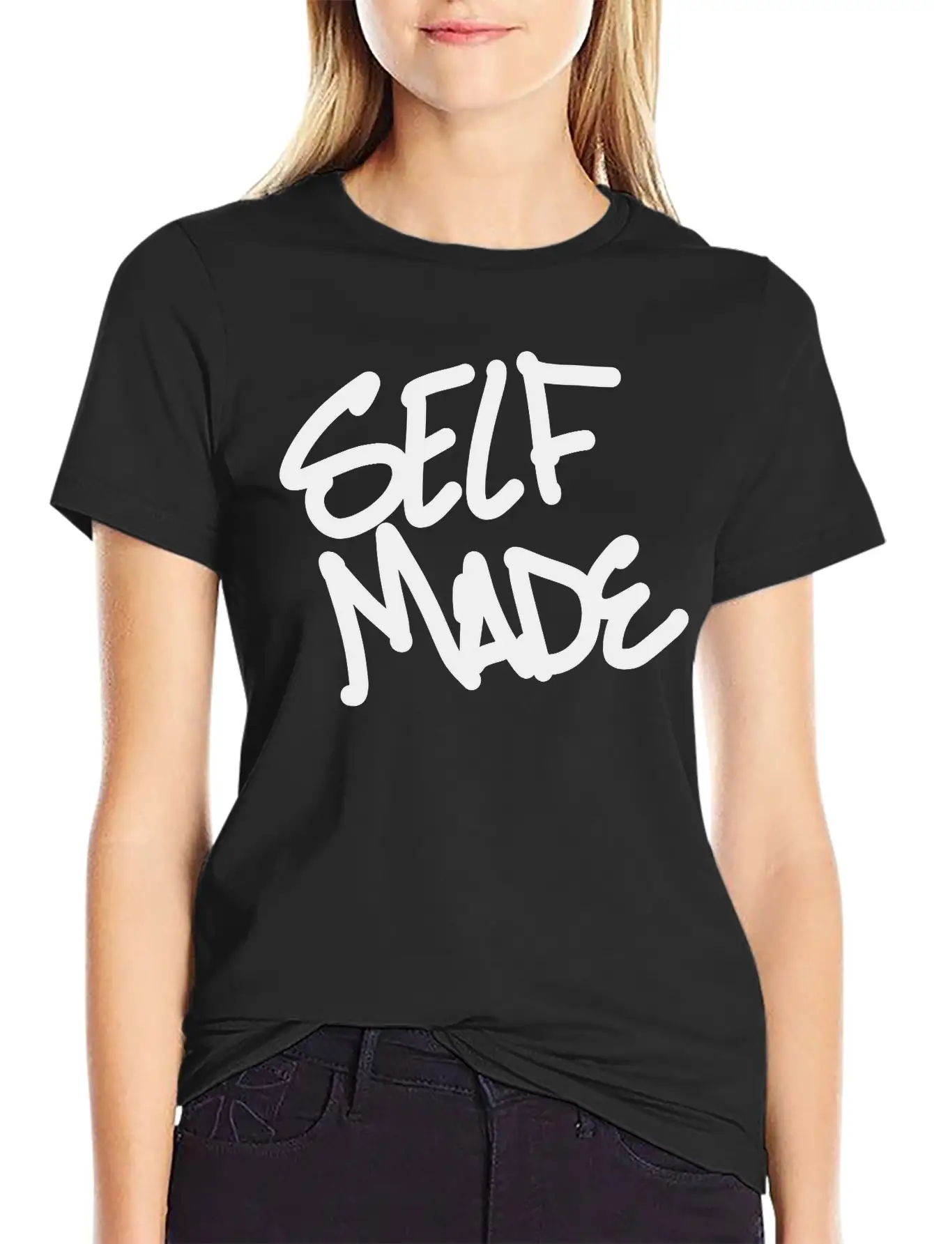 Self Made Unisex Casual T-Shirt – Clean Design For Daily Comfort
