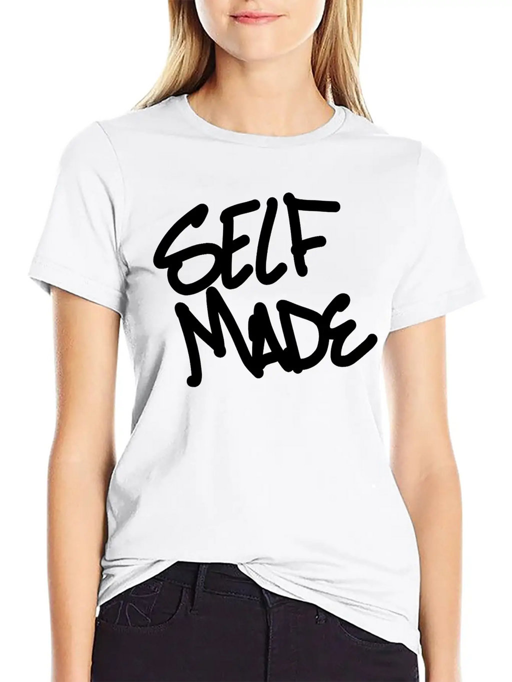 Self Made Unisex Casual T-Shirt – Clean Design For Daily Comfort