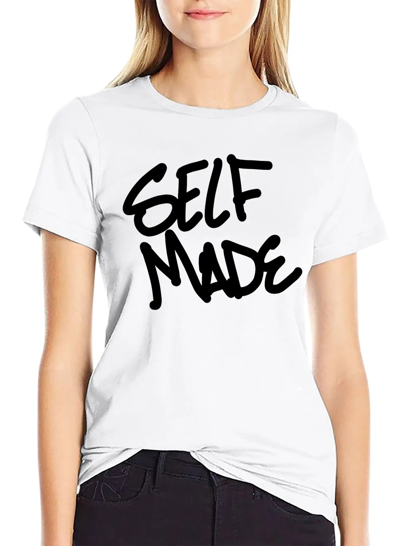 Self Made Unisex Casual T-Shirt – Clean Design For Daily Comfort