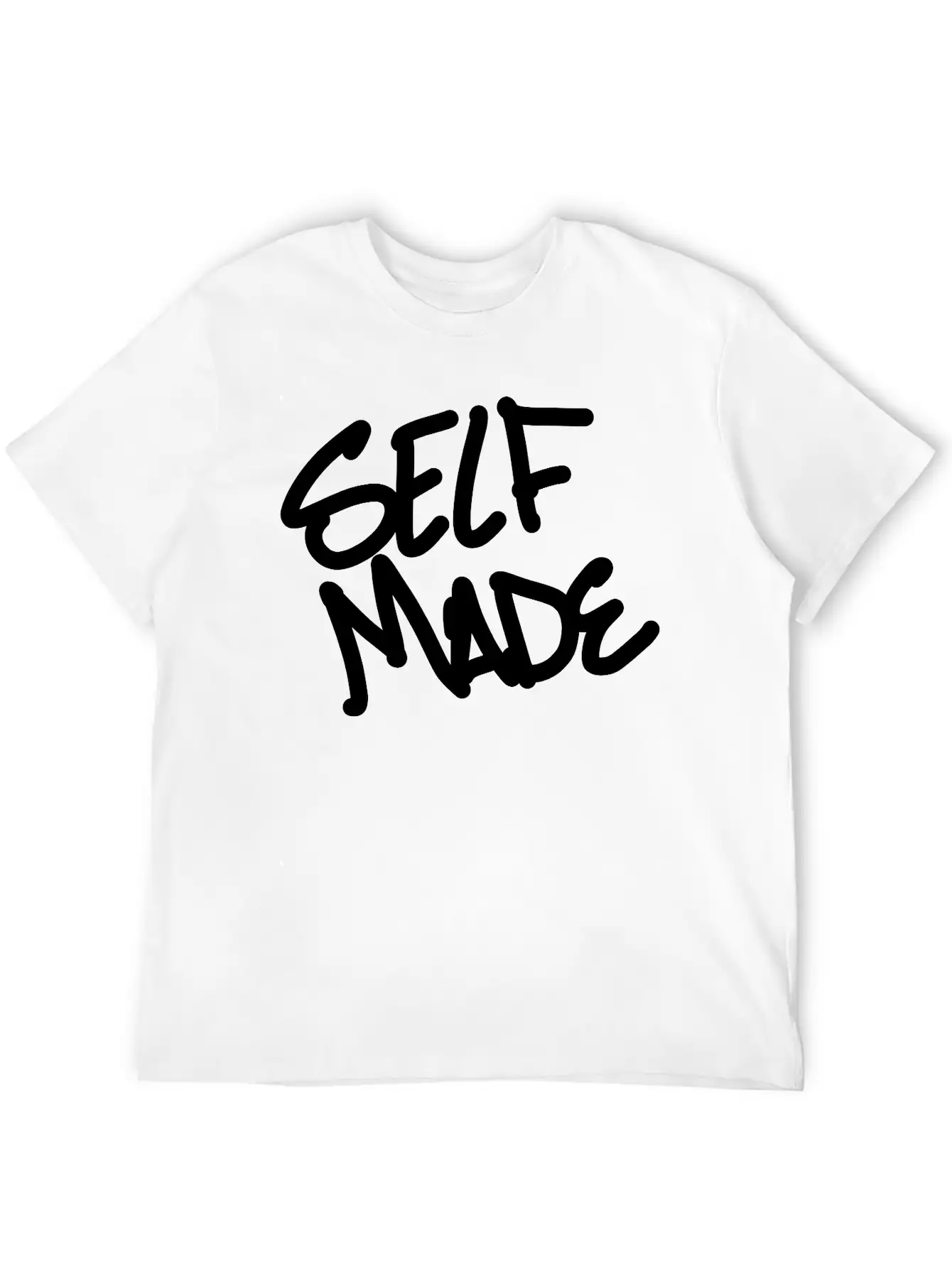 Self Made Unisex Casual T-Shirt – Clean Design For Daily Comfort