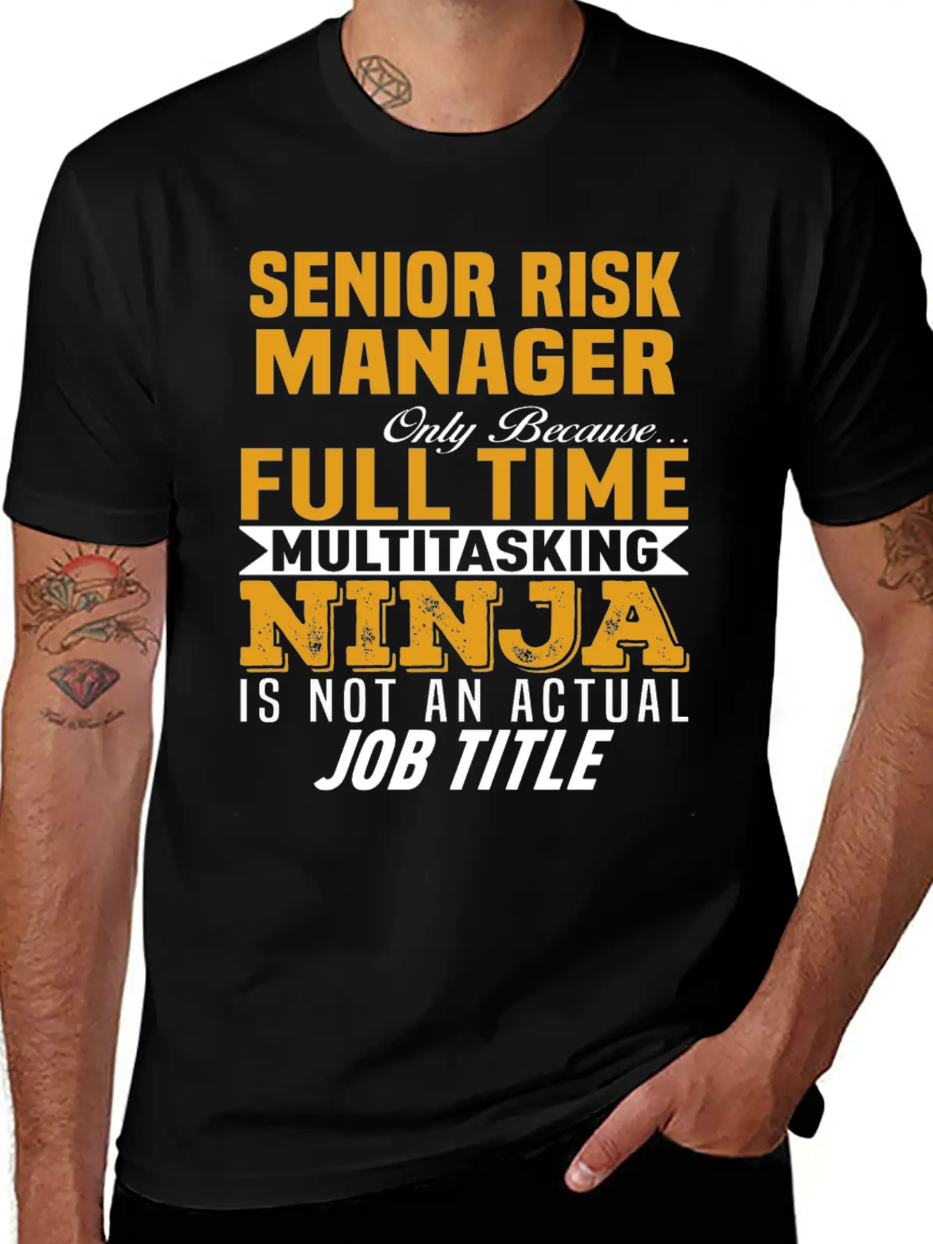 Senior Risk Manager Essential Cotton Tee For Daily Outfits – Unisex Style