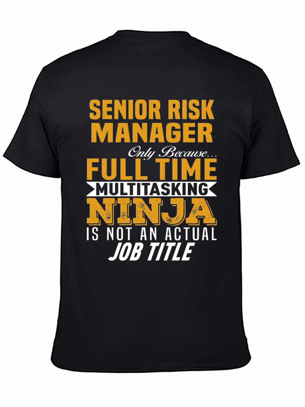 Senior Risk Manager Essential Cotton Tee For Daily Outfits – Unisex Style