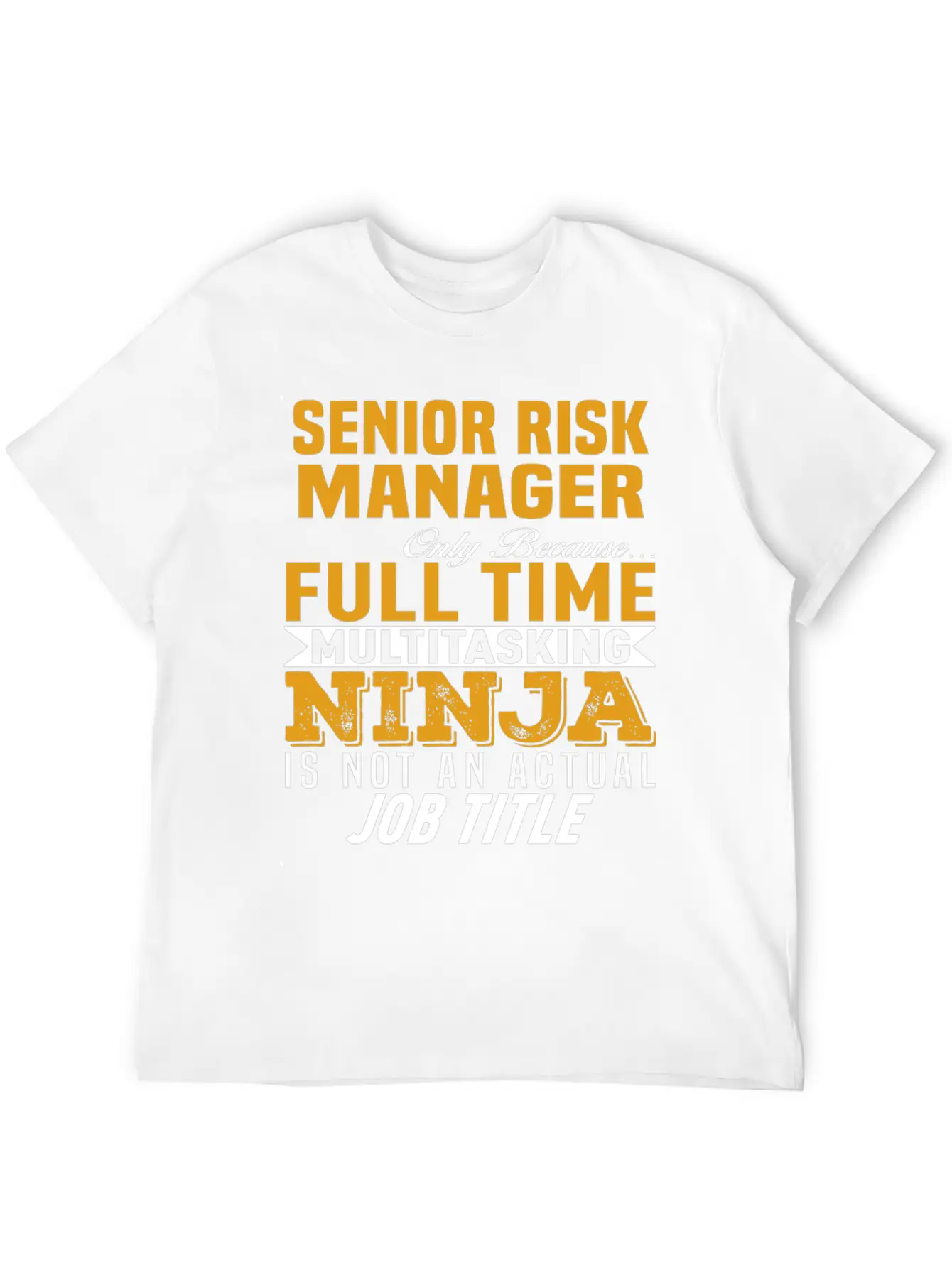 Senior Risk Manager Essential Cotton Tee For Daily Outfits – Unisex Style