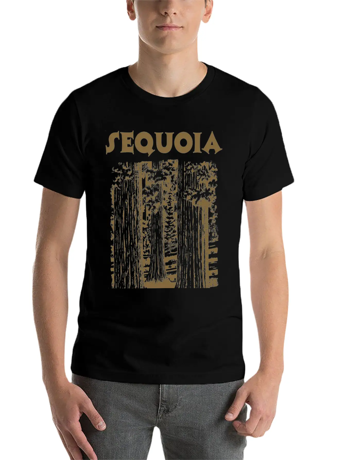 Sequoia National Park Breathable Soft Cotton T-Shirt – Timeless Casual Look