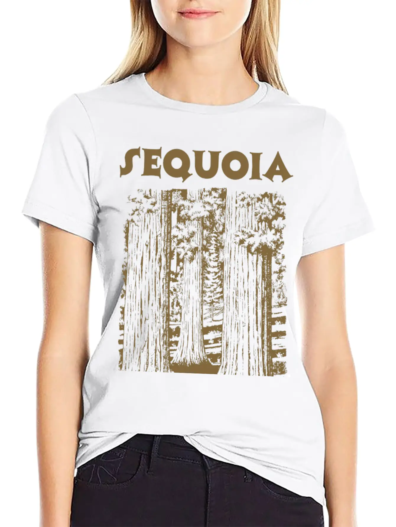 Sequoia National Park Breathable Soft Cotton T-Shirt – Timeless Casual Look