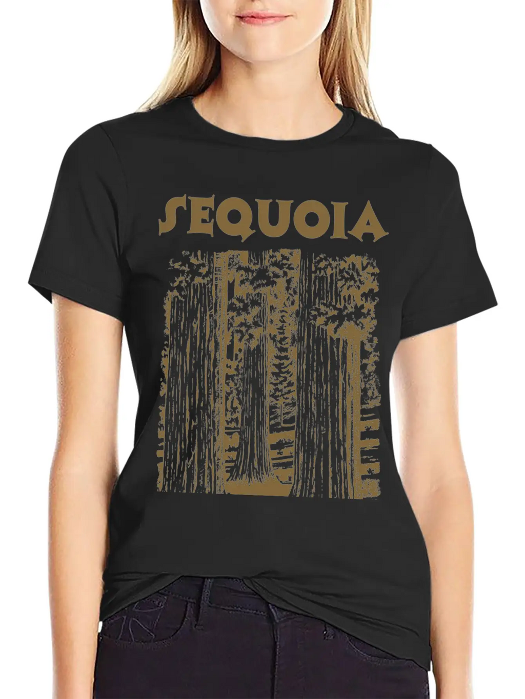 Sequoia National Park Breathable Soft Cotton T-Shirt – Timeless Casual Look