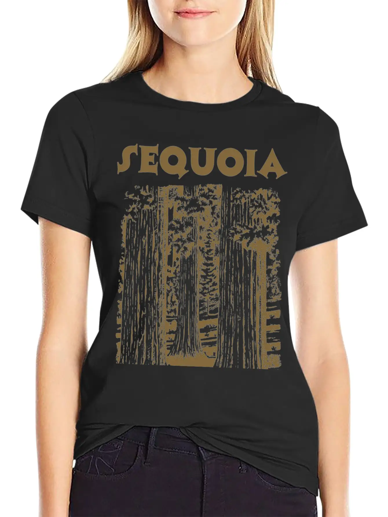 Sequoia National Park Breathable Soft Cotton T-Shirt – Timeless Casual Look