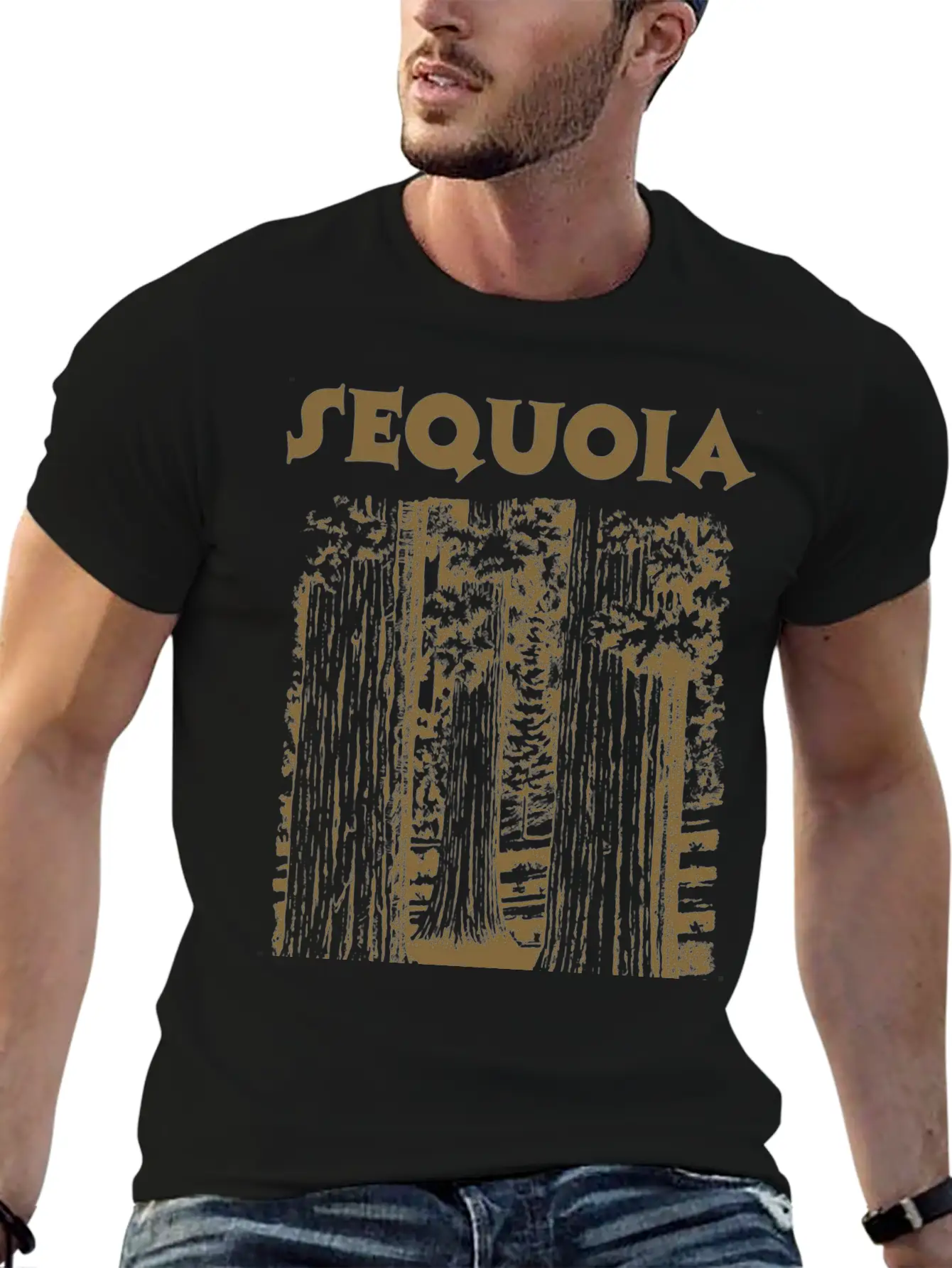Sequoia National Park Breathable Soft Cotton T-Shirt – Timeless Casual Look