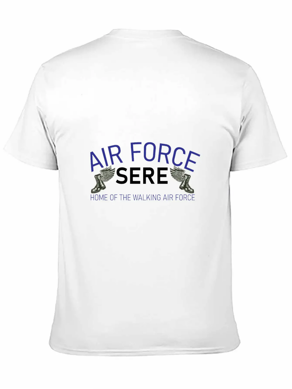 Sere The Walking Air Force Unisex Short Sleeve Soft Cotton T-Shirt – Casual Everyday Wear