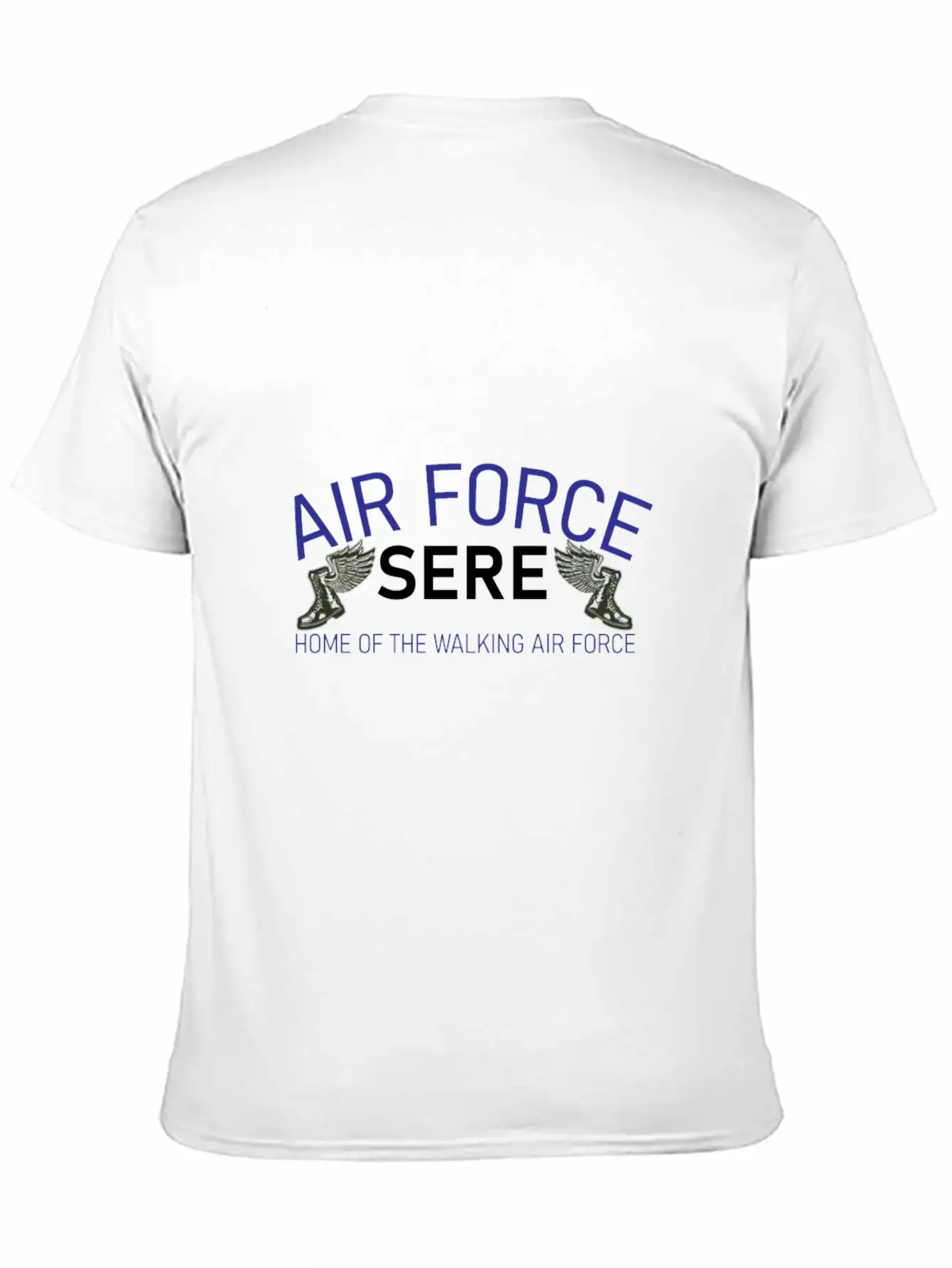 Sere The Walking Air Force Unisex Short Sleeve Soft Cotton T-Shirt – Casual Everyday Wear