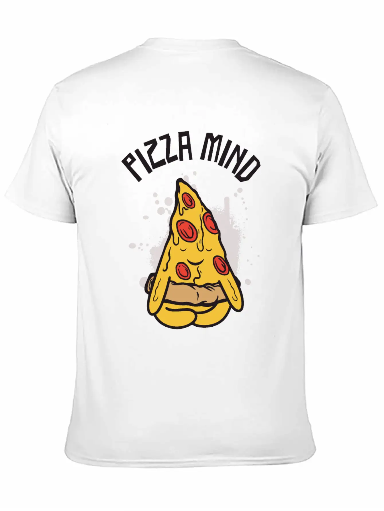 Serenity Pizza Meditation Yoga Pizza Lover Yoga Essential Cotton Tee For Daily Outfits – Unisex Style