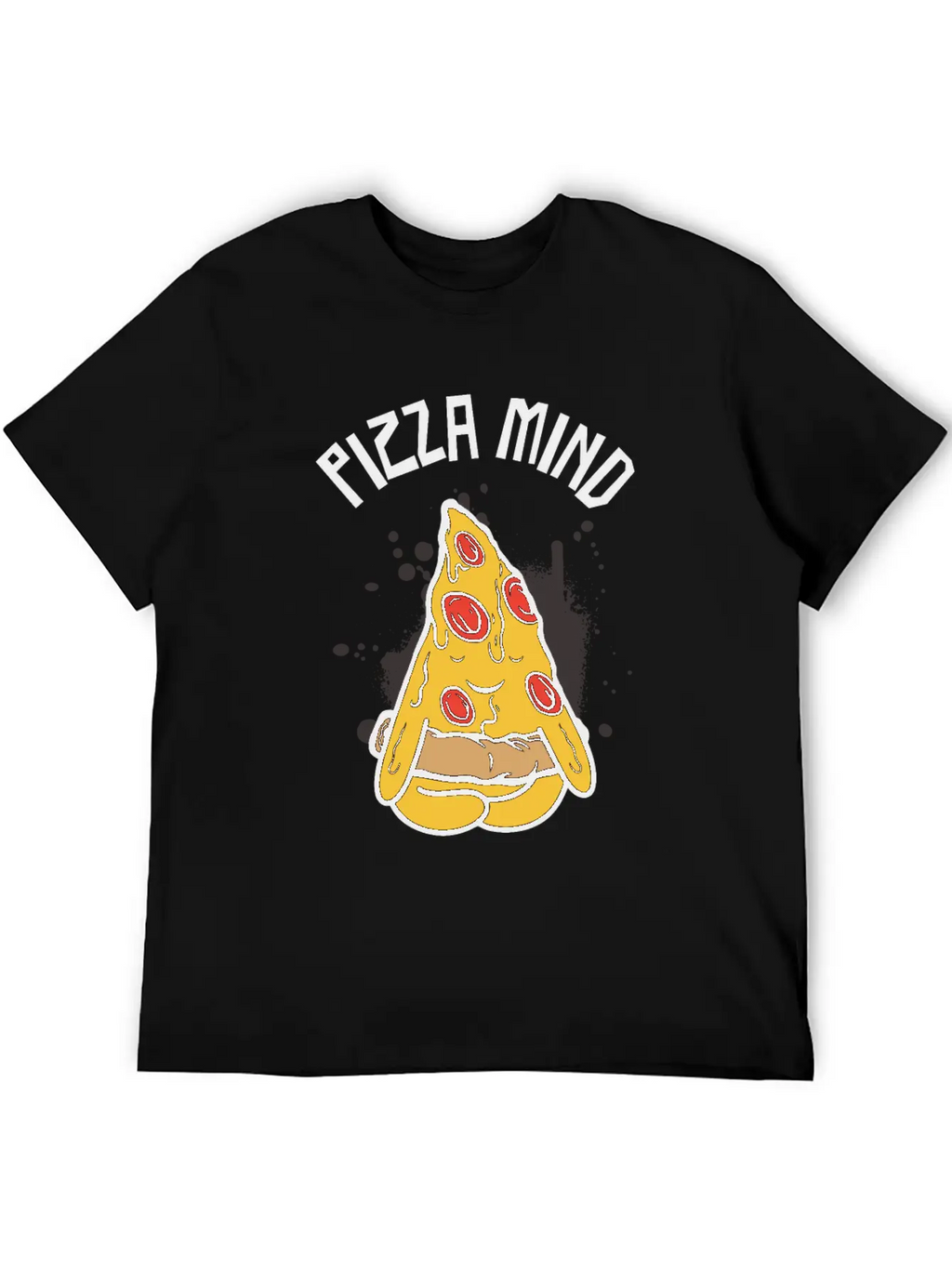 Serenity Pizza Meditation Yoga Pizza Lover Yoga Essential Cotton Tee For Daily Outfits – Unisex Style