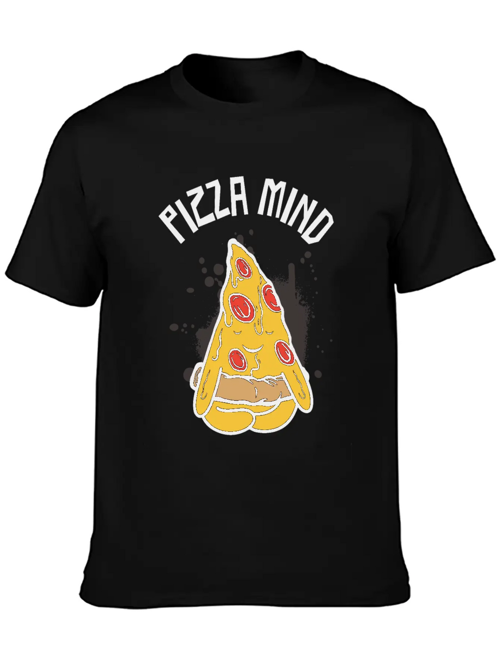 Serenity Pizza Meditation Yoga Pizza Lover Yoga Essential Cotton Tee For Daily Outfits – Unisex Style