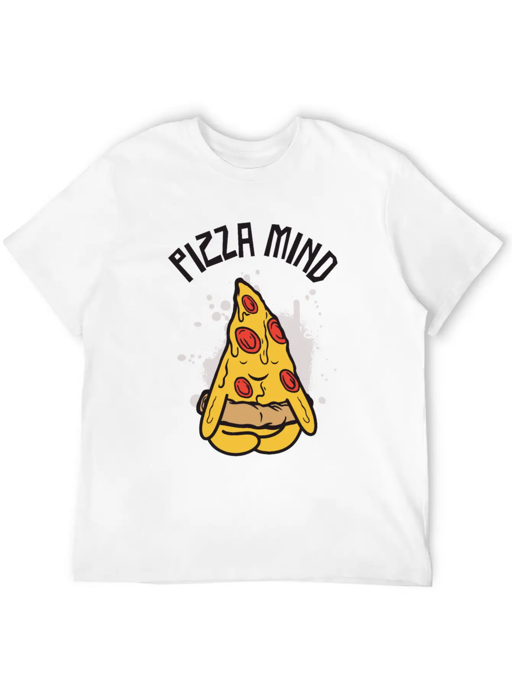 Serenity Pizza Meditation Yoga Pizza Lover Yoga Essential Cotton Tee For Daily Outfits – Unisex Style