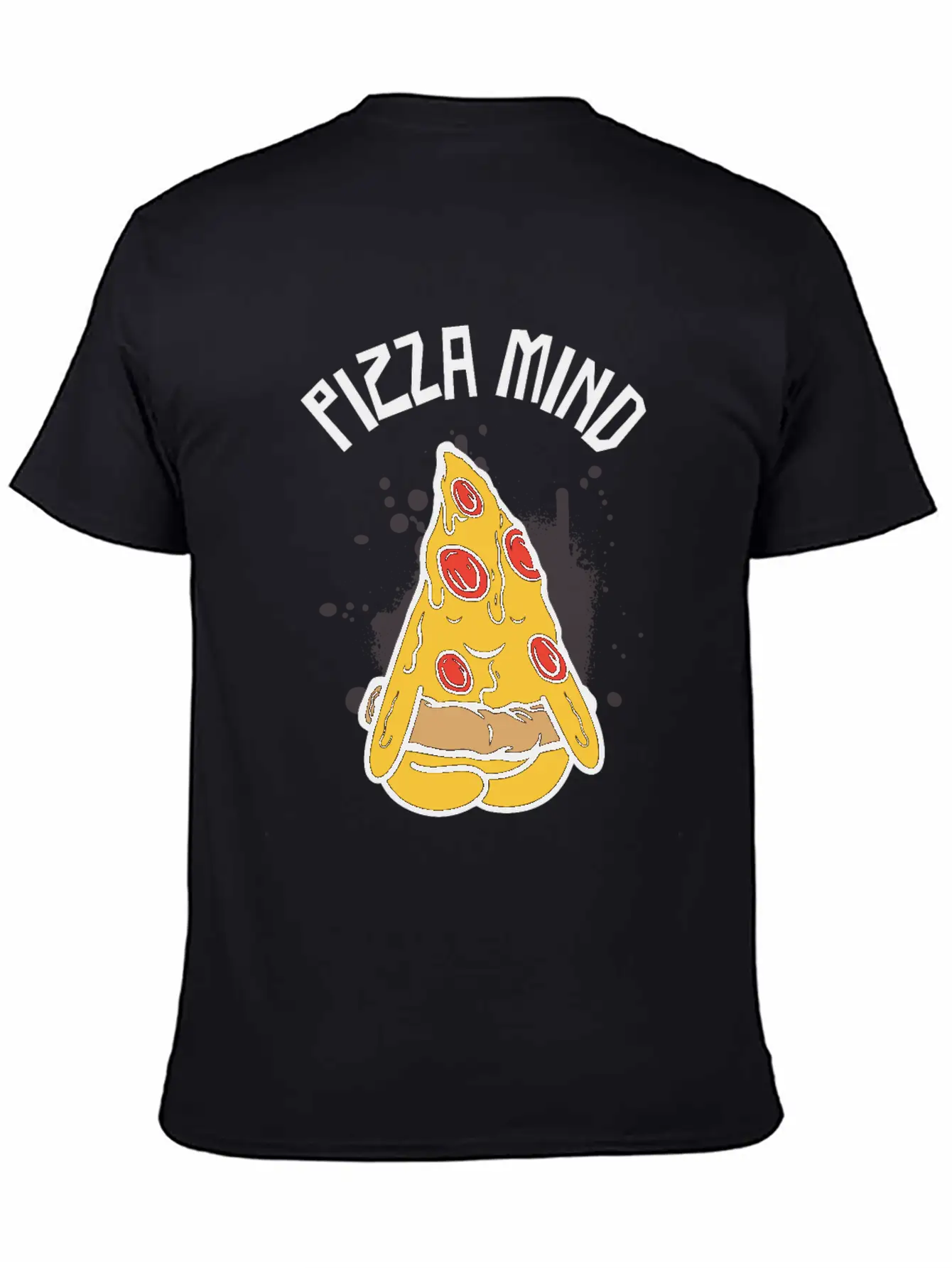 Serenity Pizza Meditation Yoga Pizza Lover Yoga Essential Cotton Tee For Daily Outfits – Unisex Style