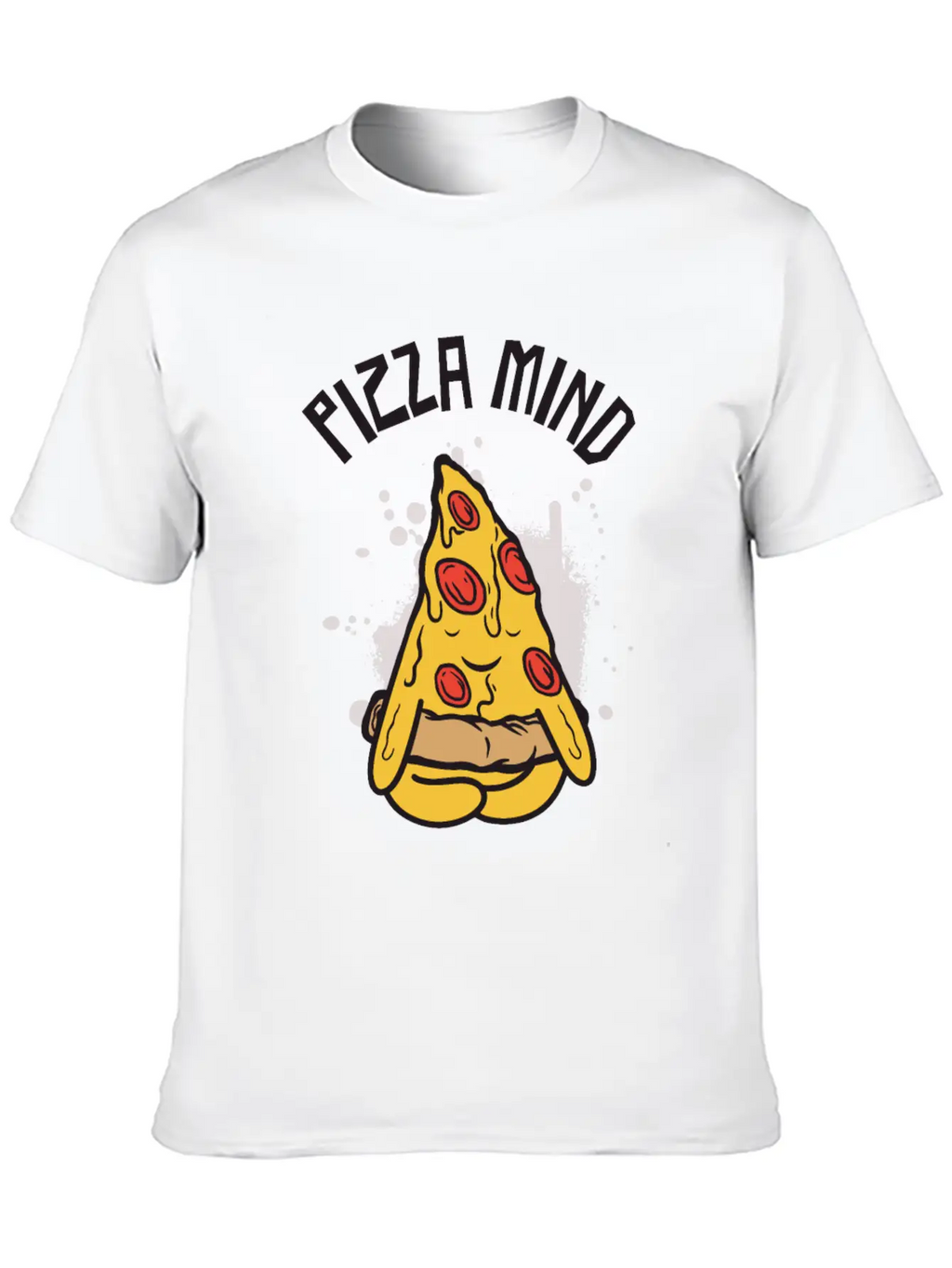 Serenity Pizza Meditation Yoga Pizza Lover Yoga Essential Cotton Tee For Daily Outfits – Unisex Style