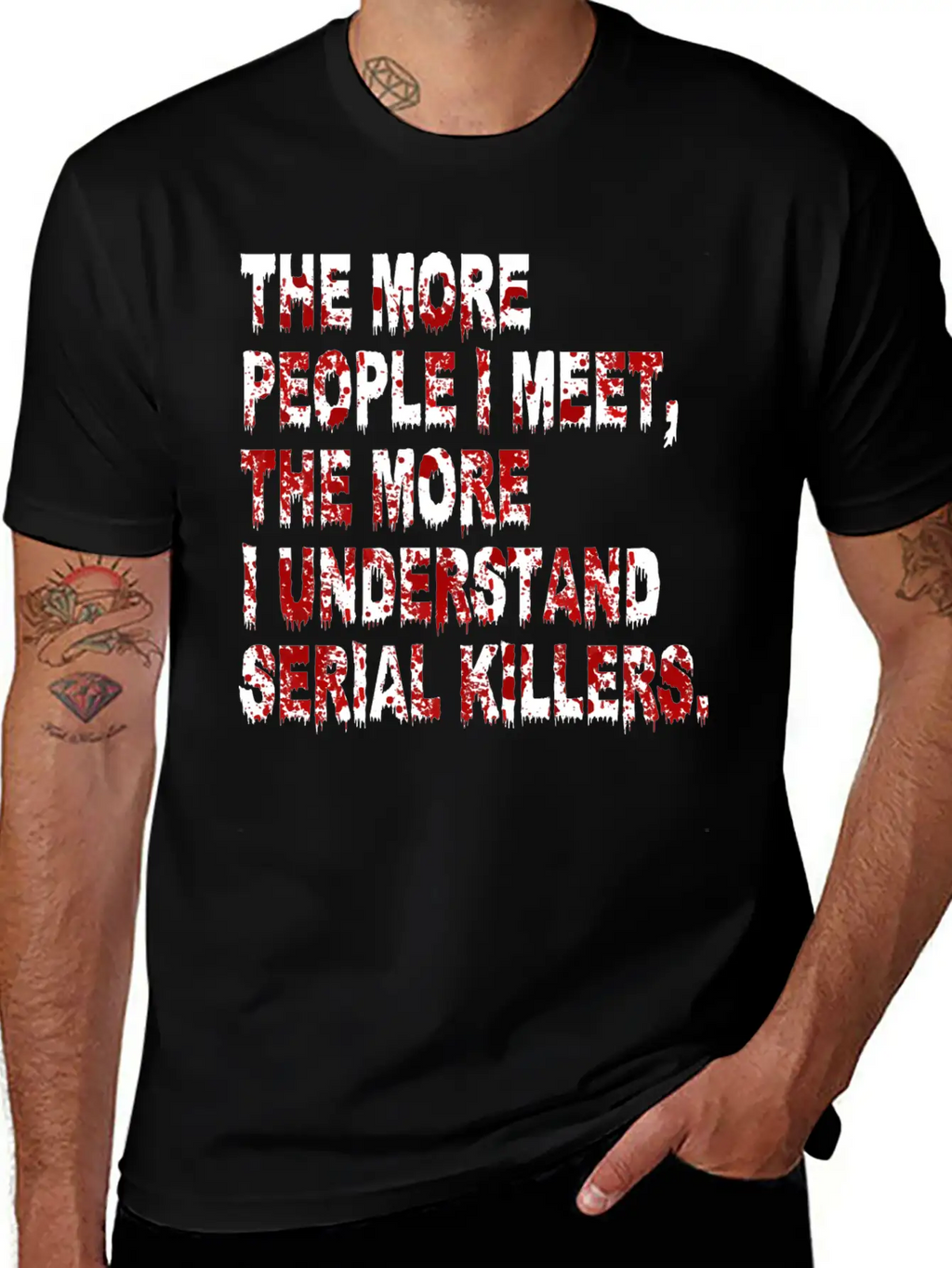 Serial Killers Breathable Soft Cotton T-Shirt – Timeless Casual Look