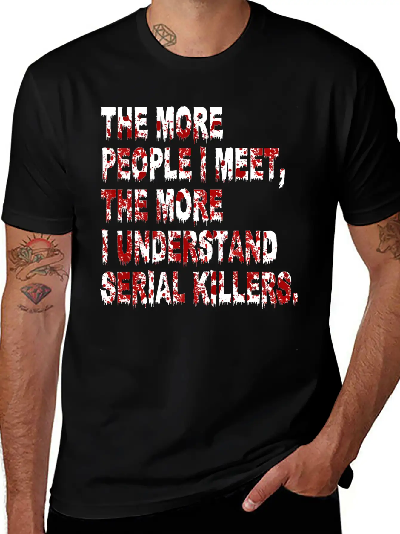 Serial Killers Breathable Soft Cotton T-Shirt – Timeless Casual Look