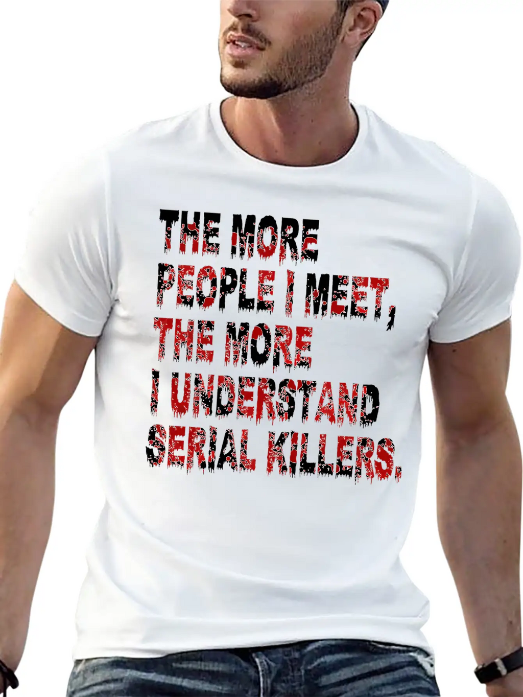 Serial Killers Breathable Soft Cotton T-Shirt – Timeless Casual Look