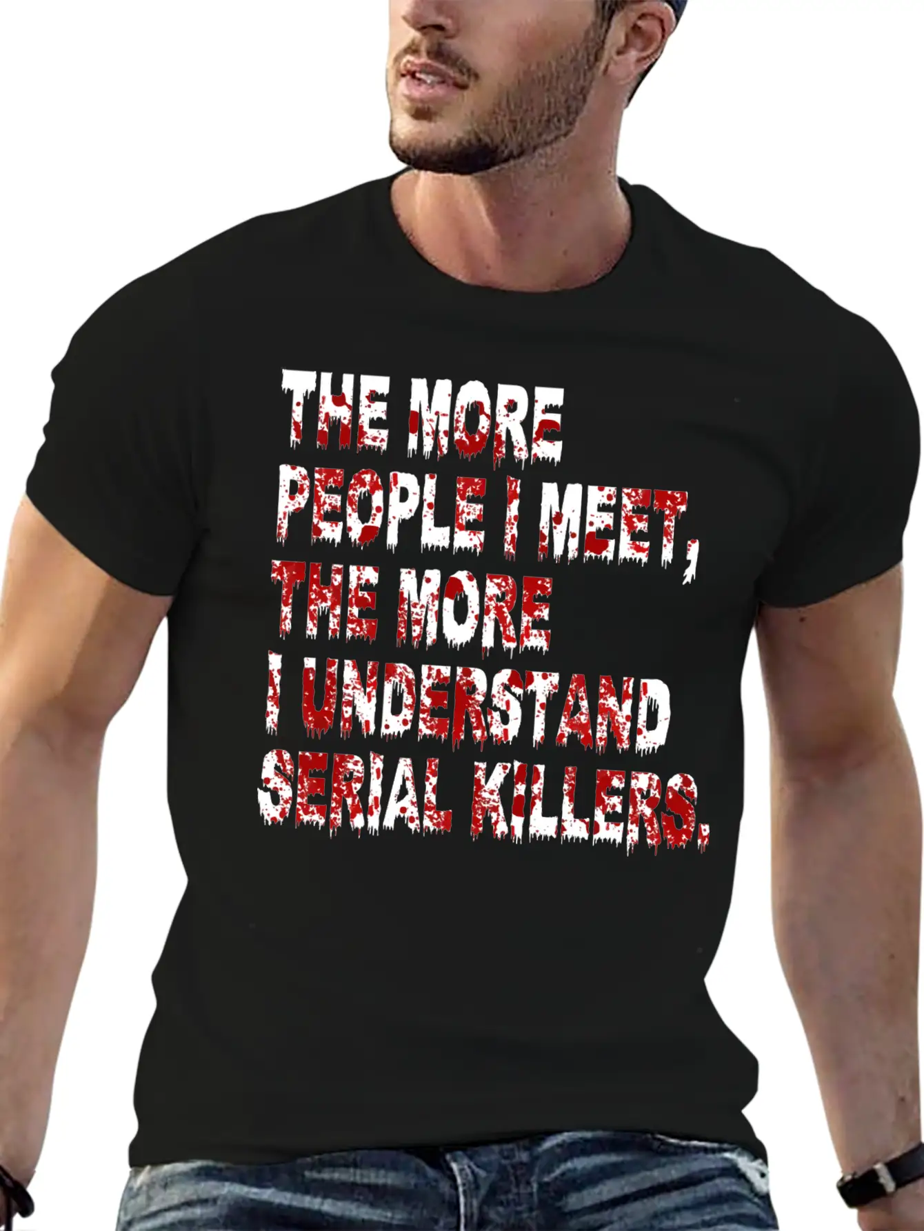 Serial Killers Breathable Soft Cotton T-Shirt – Timeless Casual Look