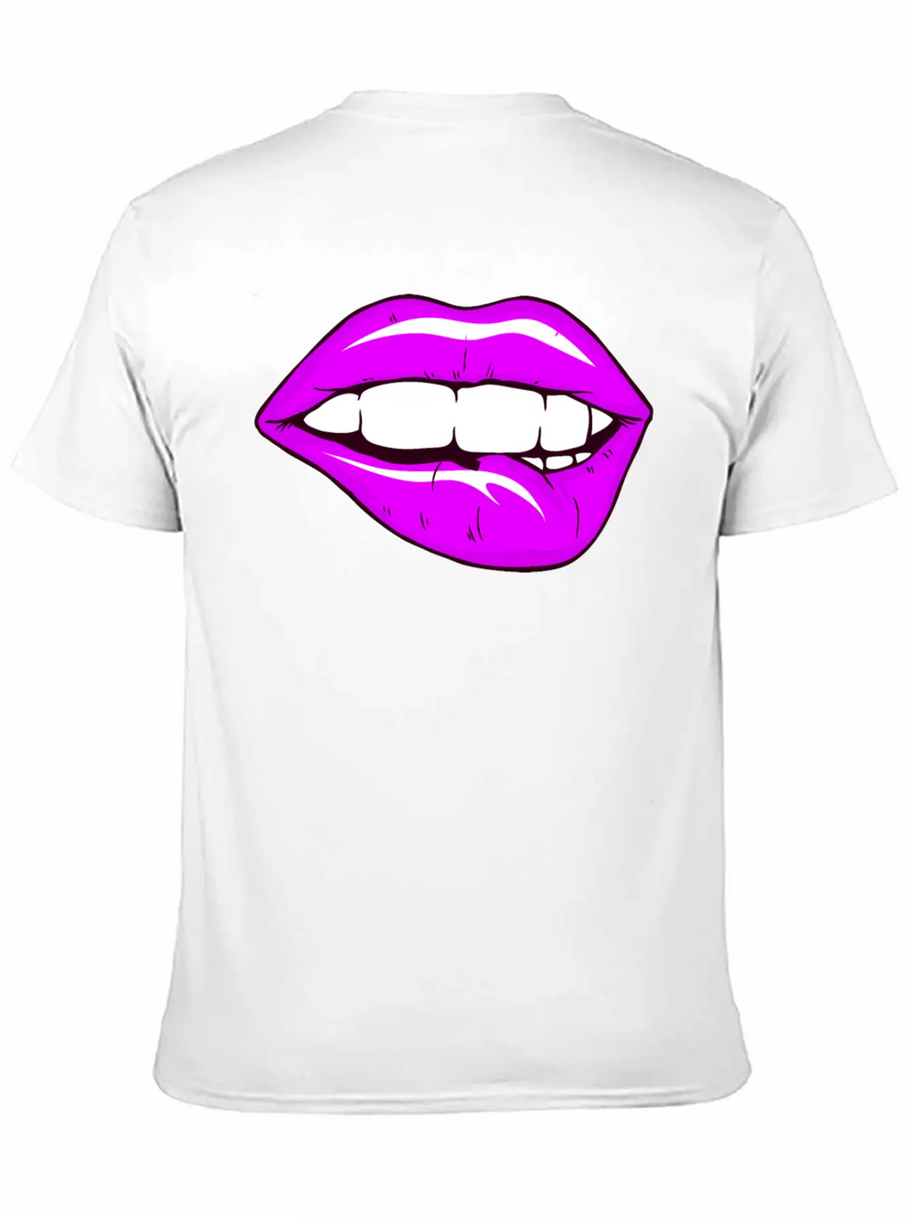 Sexy Lips Mouth Unisex Casual T-Shirt – Clean Design For Daily Comfort