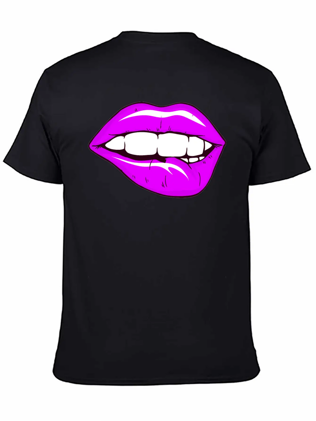 Sexy Lips Mouth Unisex Casual T-Shirt – Clean Design For Daily Comfort