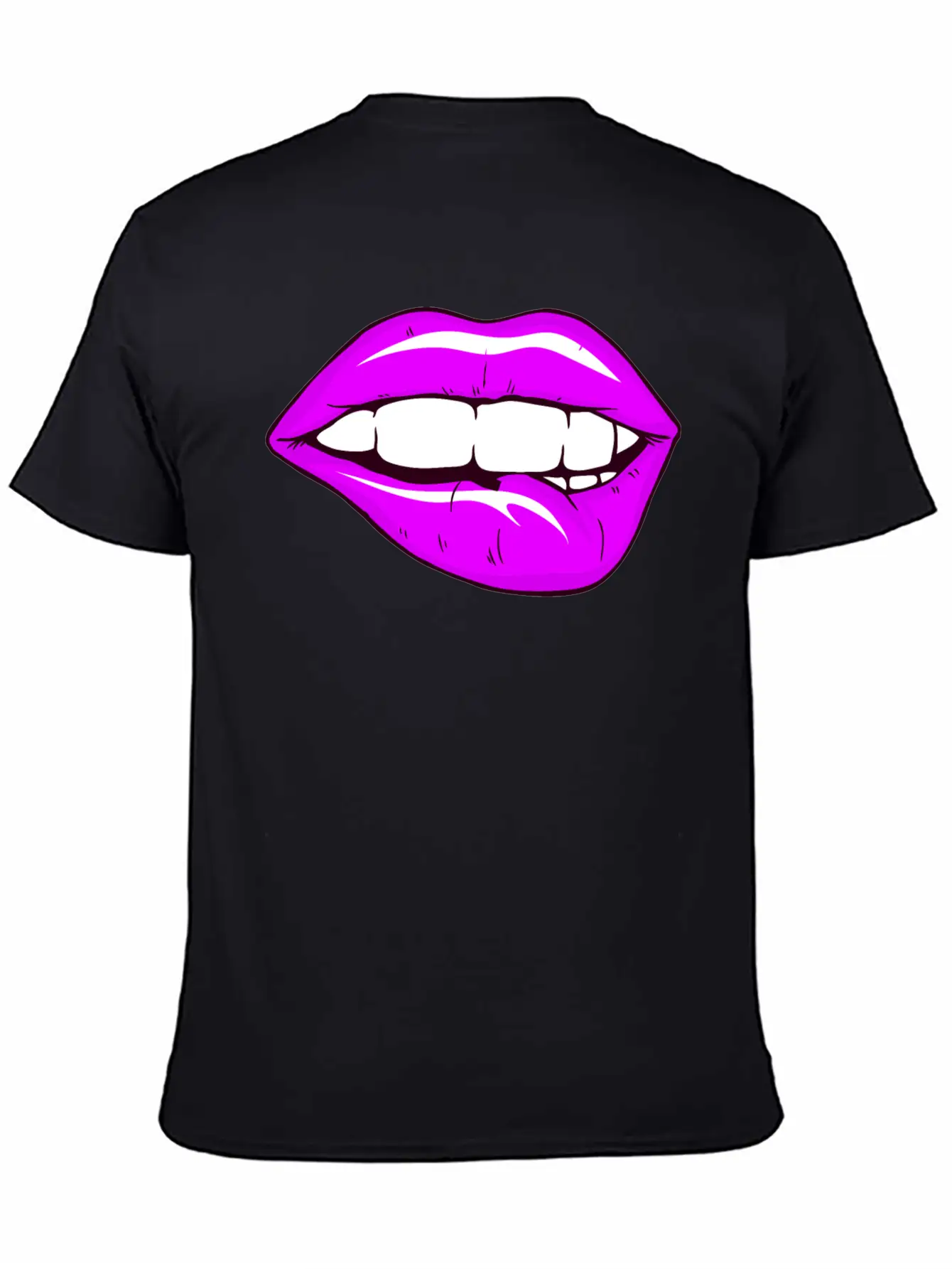 Sexy Lips Mouth Unisex Casual T-Shirt – Clean Design For Daily Comfort