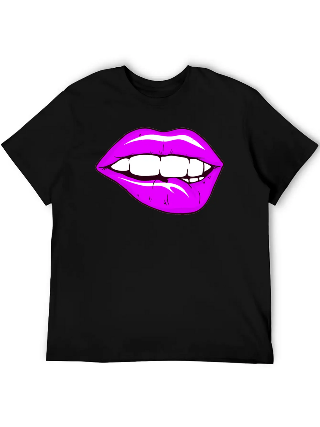 Sexy Lips Mouth Unisex Casual T-Shirt – Clean Design For Daily Comfort