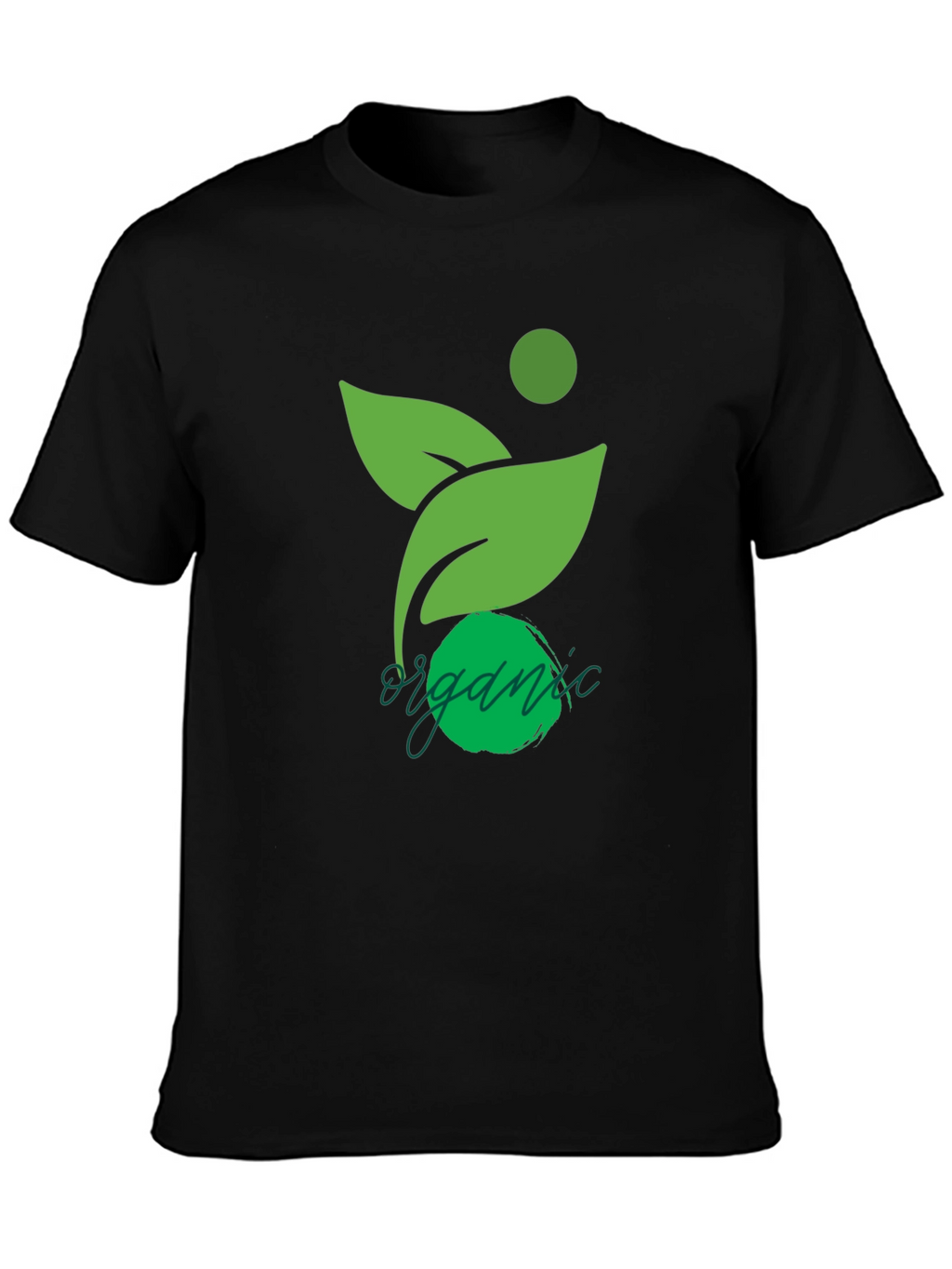 Organic Design Black T-Shirt