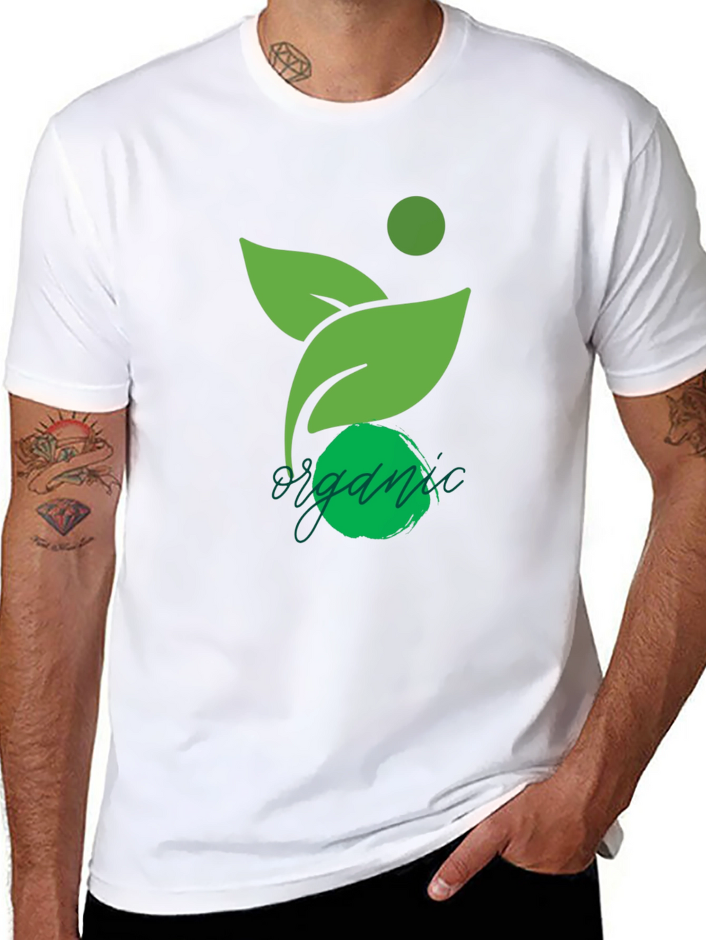 Organic Design Black T-Shirt